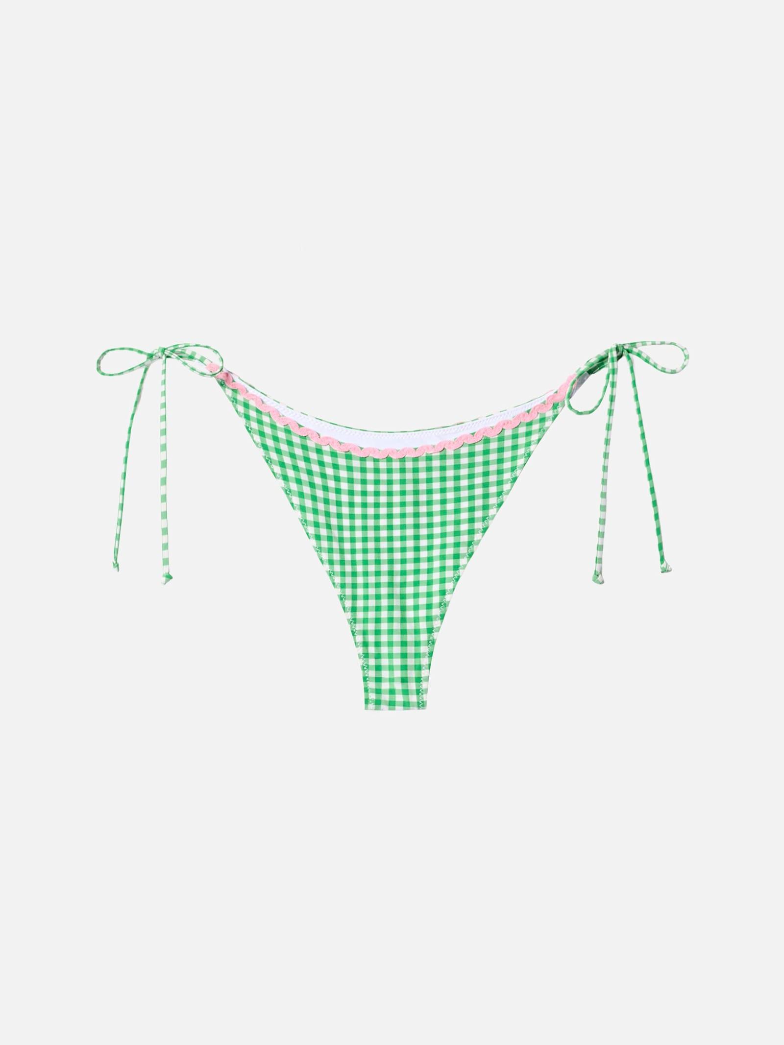mc2 saint barth swim briefs marielle with gingham print