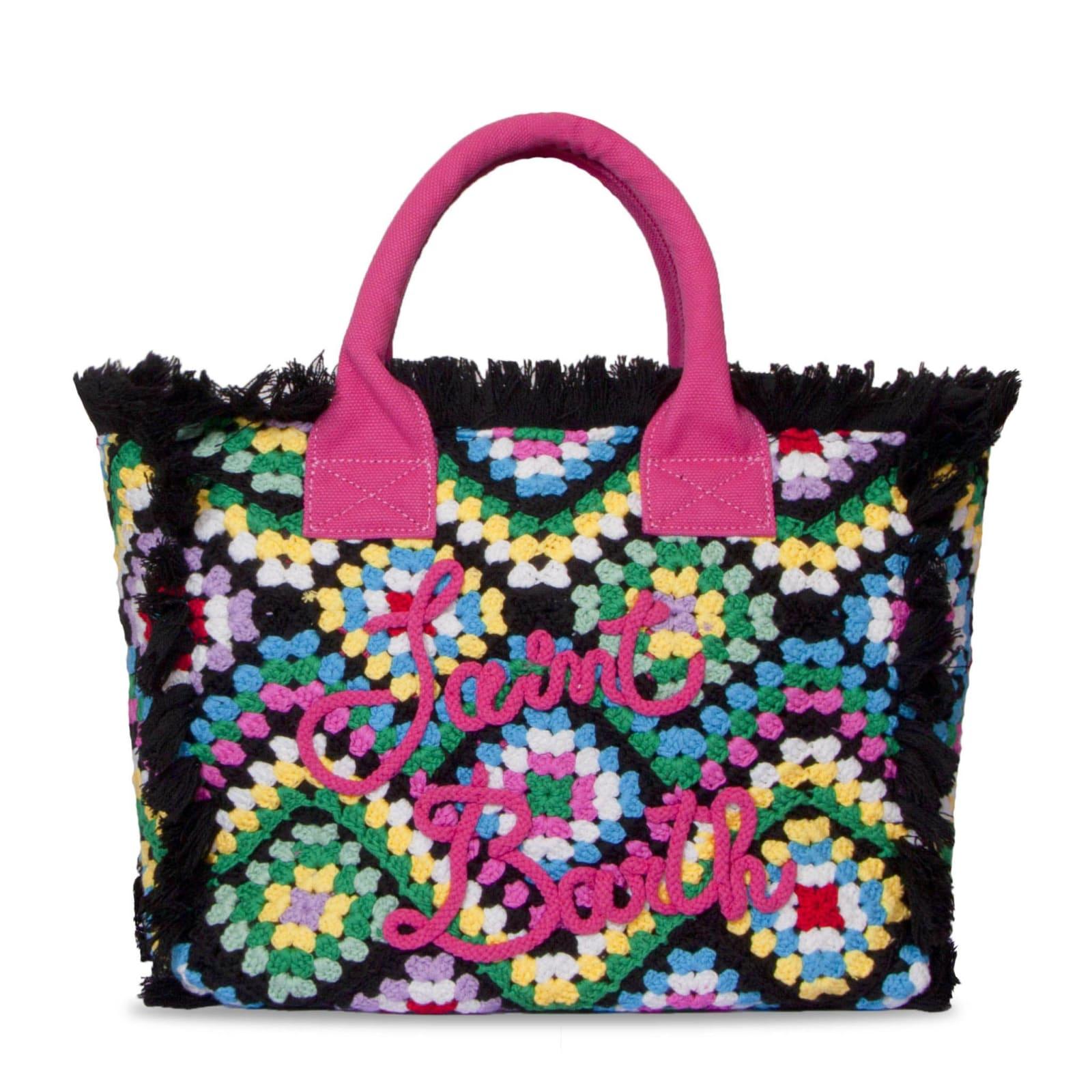 mc2 saint barth vanity crochet shoulder bag
