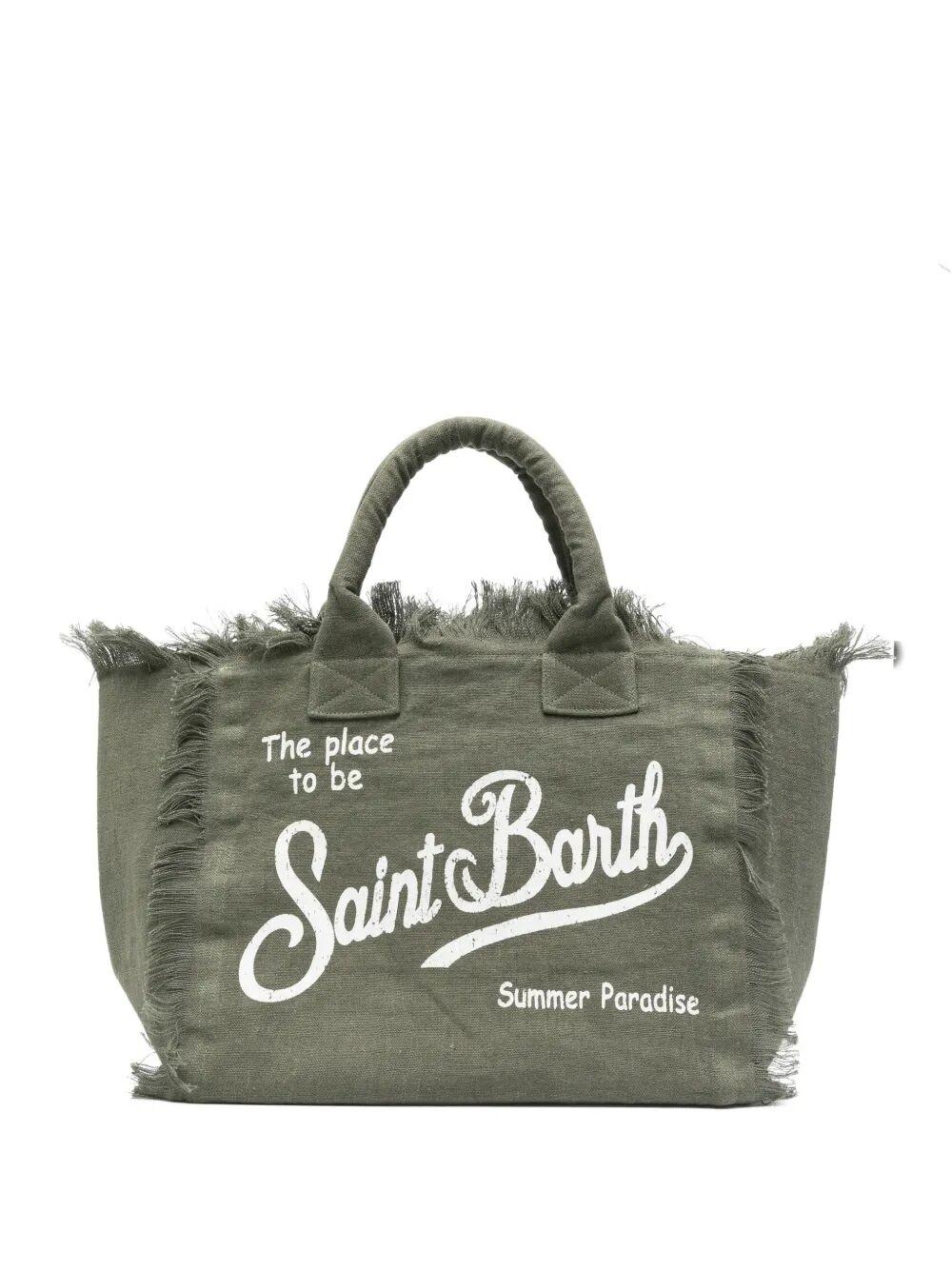 mc2 saint barth vanity linen multicolour bag - women