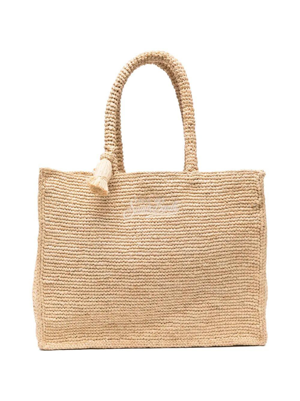 mc2 saint barth vanity raffia multicolour bag - women