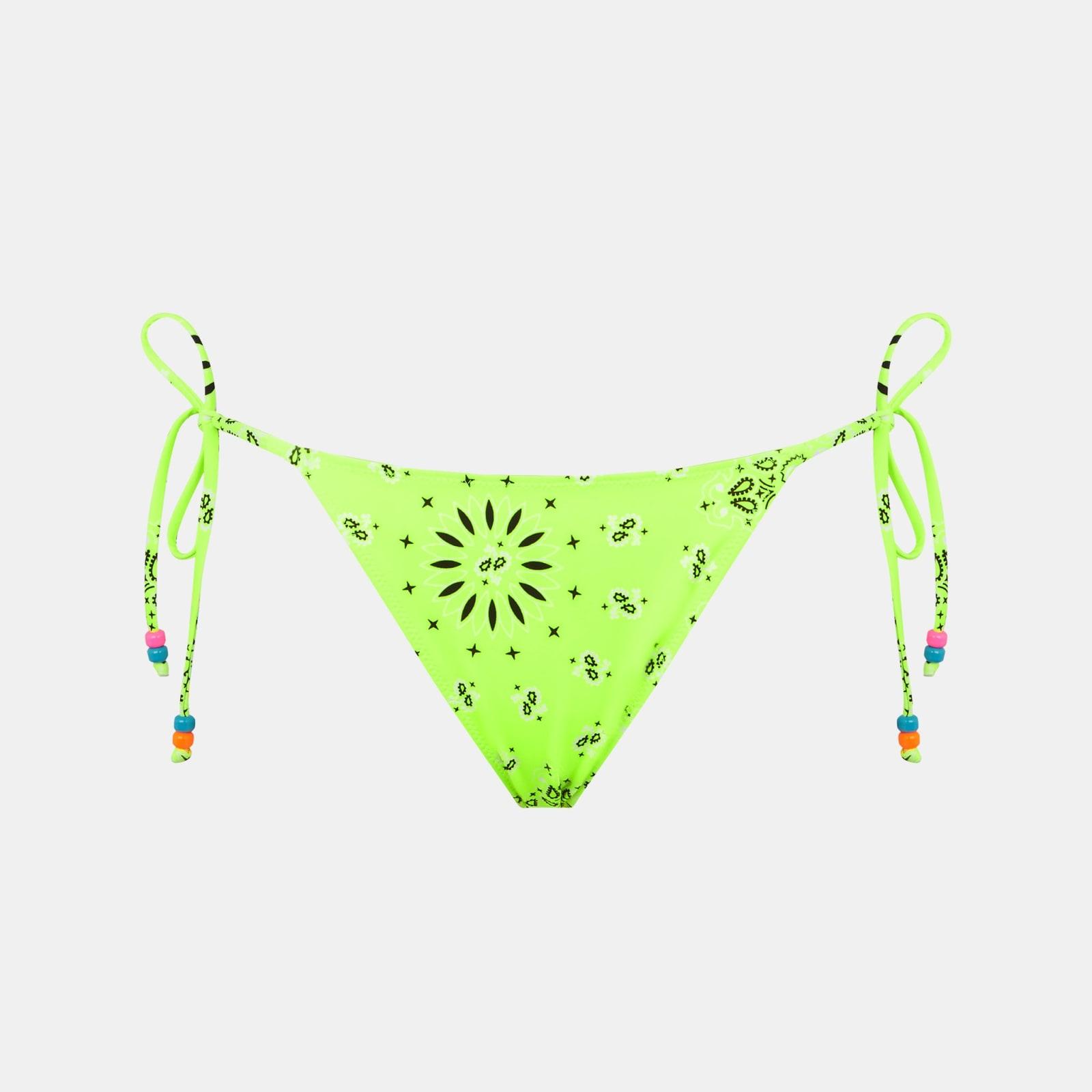 mc2 saint barth woman bandanna swim briefs with side laces