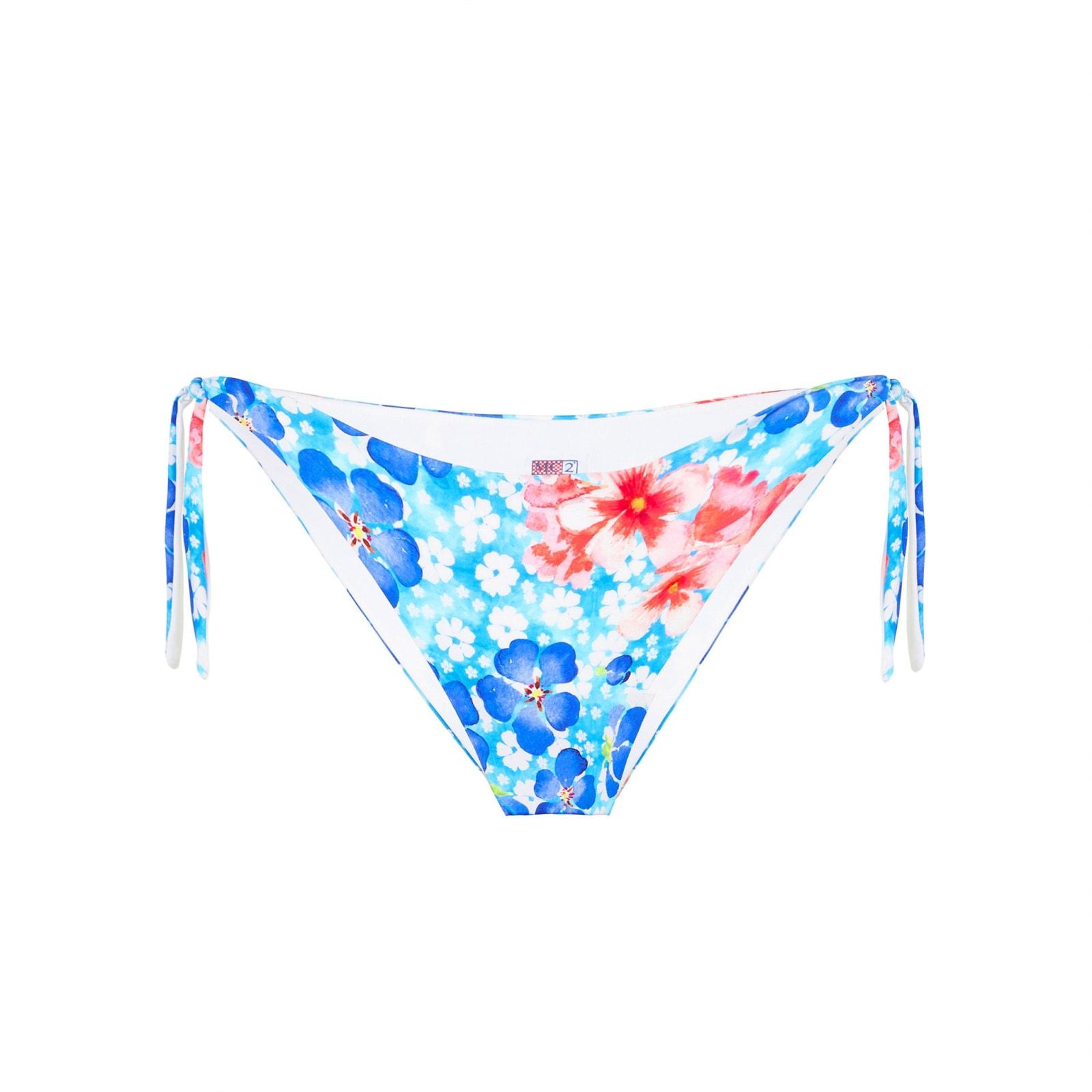 mc2 saint barth woman cheeky swim briefs with flower print