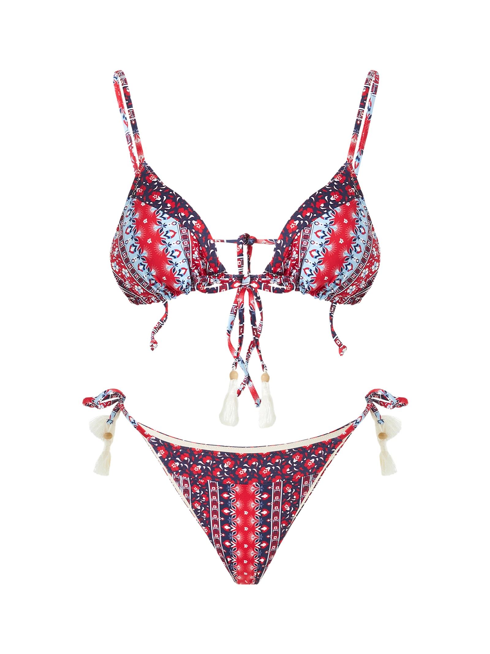 mc2 saint barth woman cheeky swim briefs with gipsy print