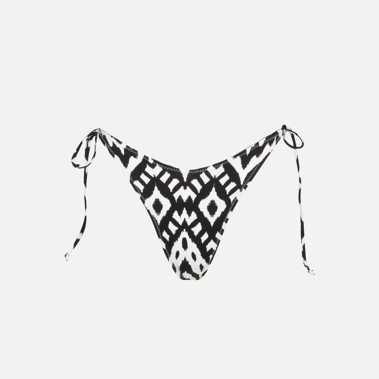 mc2 saint barth woman cheeky swim briefs with ikat print