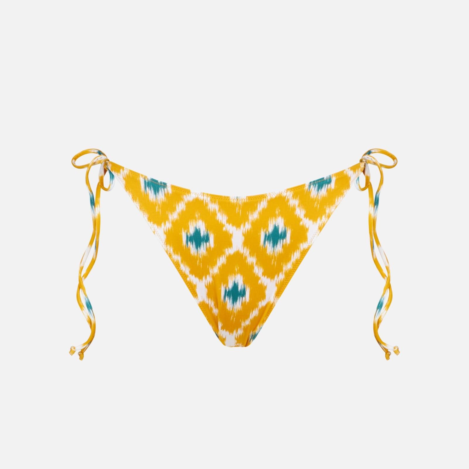 mc2 saint barth woman cheeky swim briefs with ikat print