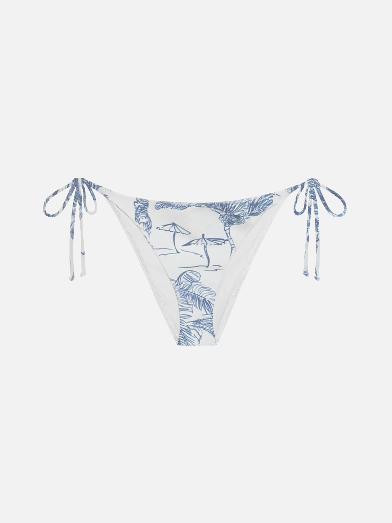 mc2 saint barth woman classic swim briefs virgo with toile de jouy print