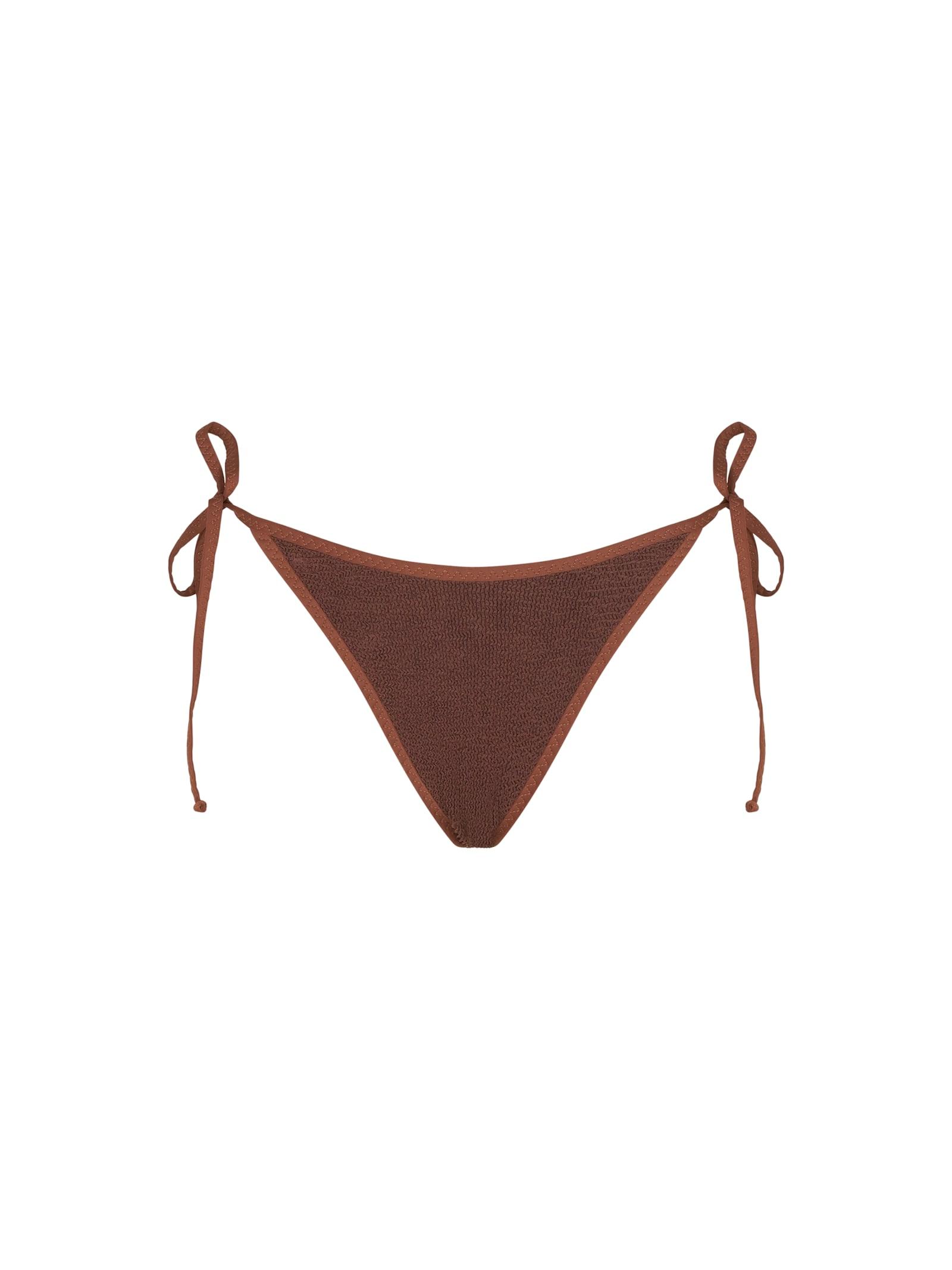 mc2 saint barth woman crinkle cheeky swim briefs