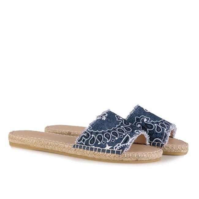 mc2 saint barth woman espadrilla with bandanna print