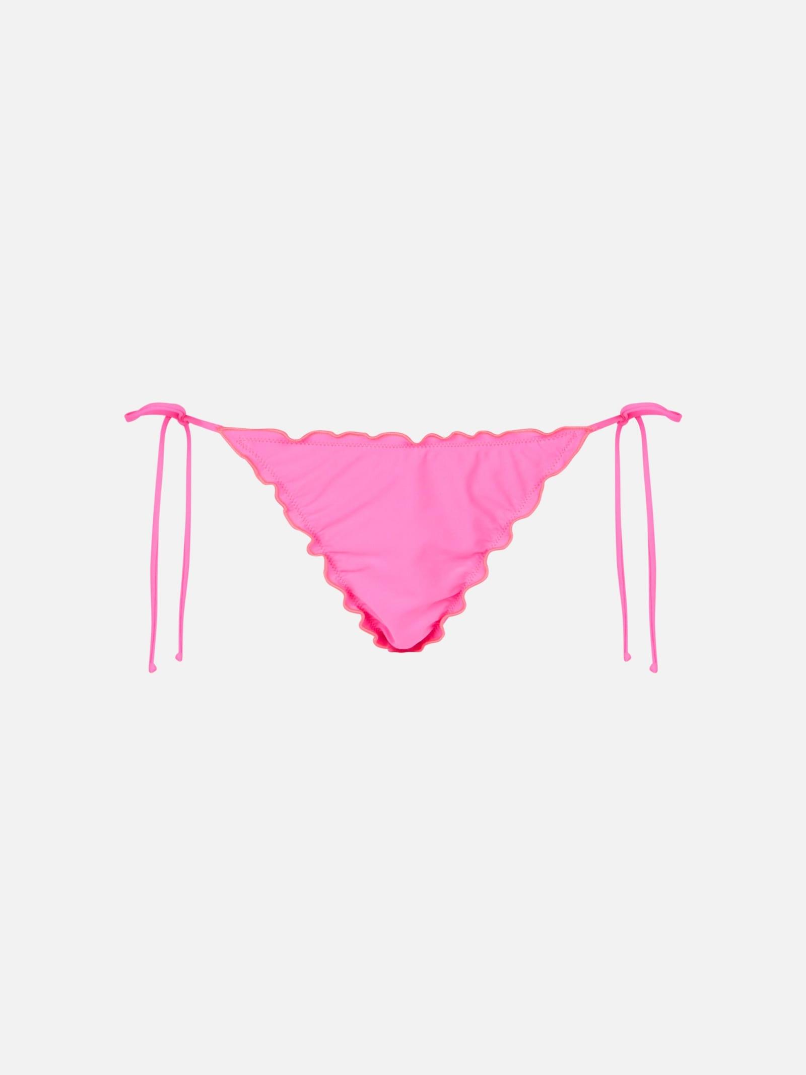 mc2 saint barth woman fluo pink cheeky swim briefs miami