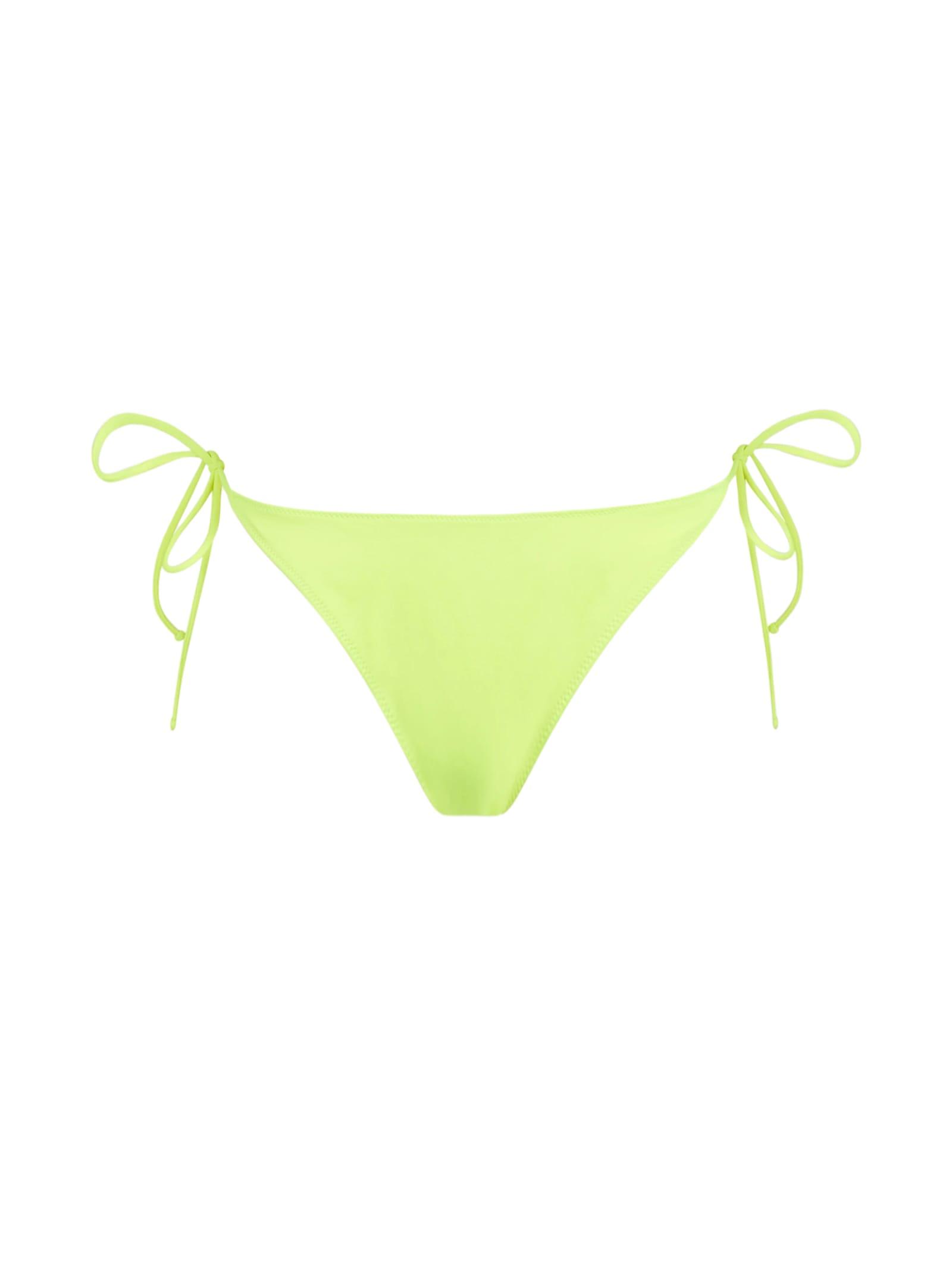 mc2 saint barth woman fluo yellow classic swim briefs virgo