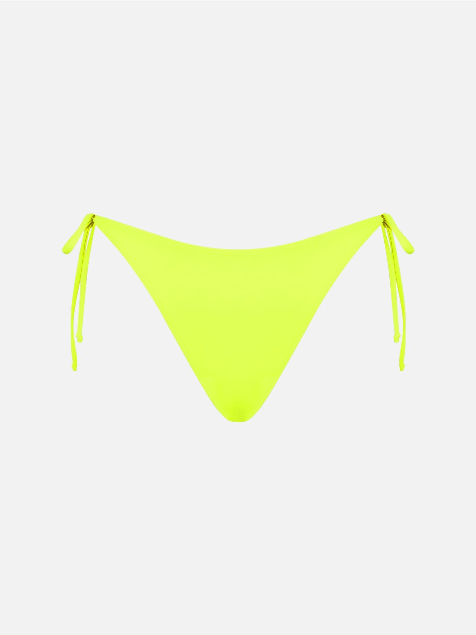 mc2 saint barth woman fluo yellow swim briefs