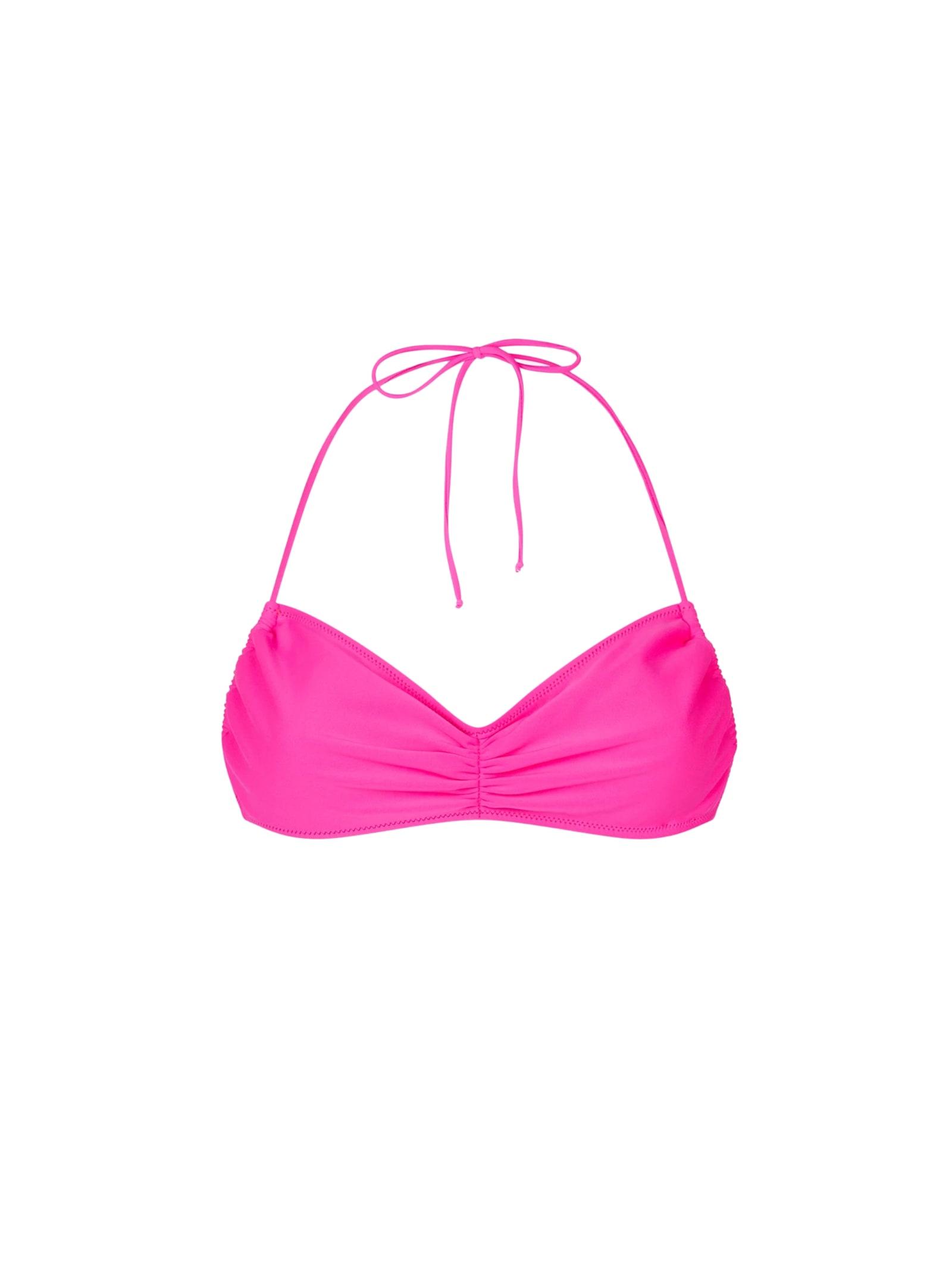 mc2 saint barth woman fuchsia bandeau top swimsuit