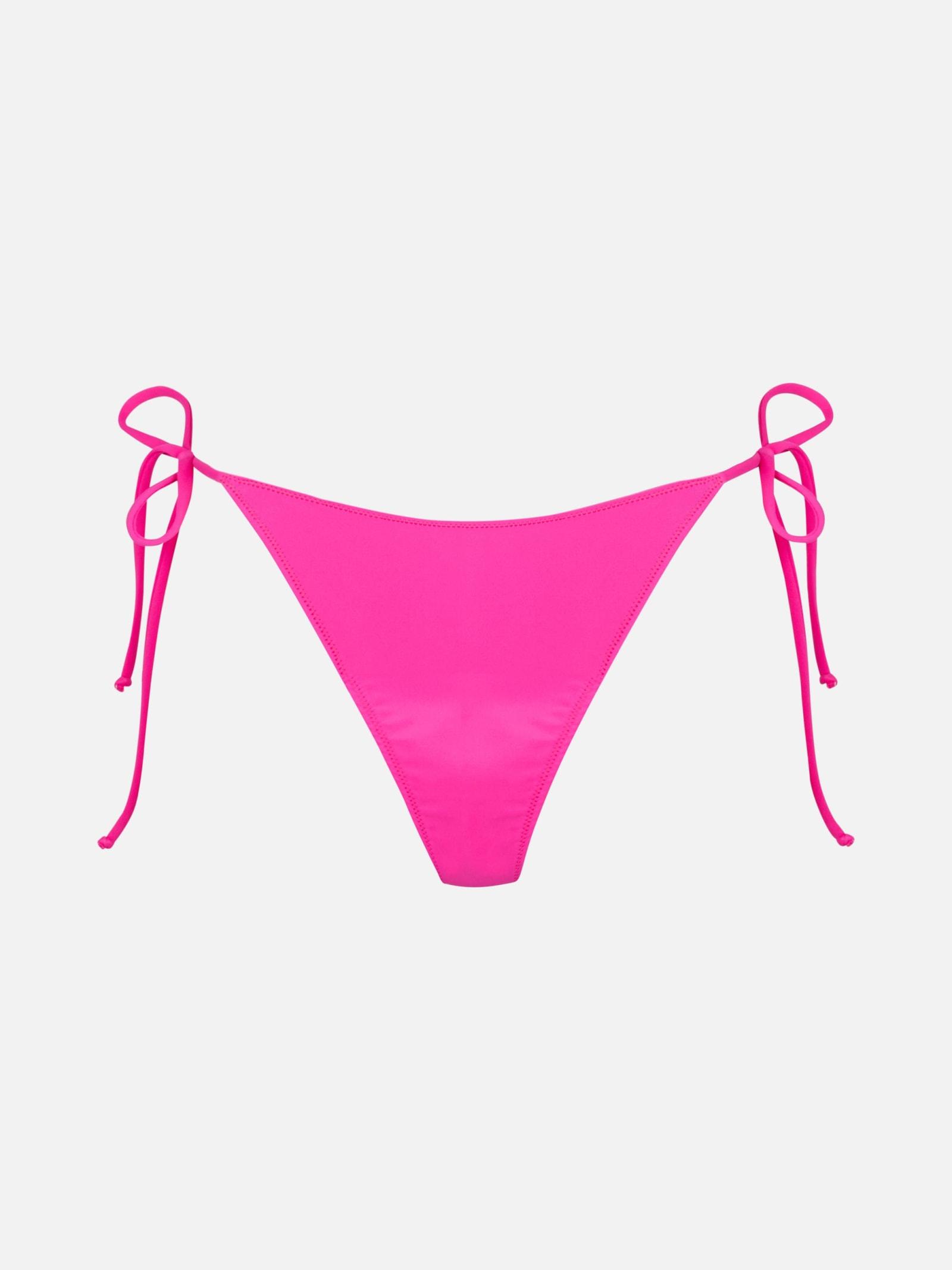 mc2 saint barth woman fuchsia swim briefs with side laces