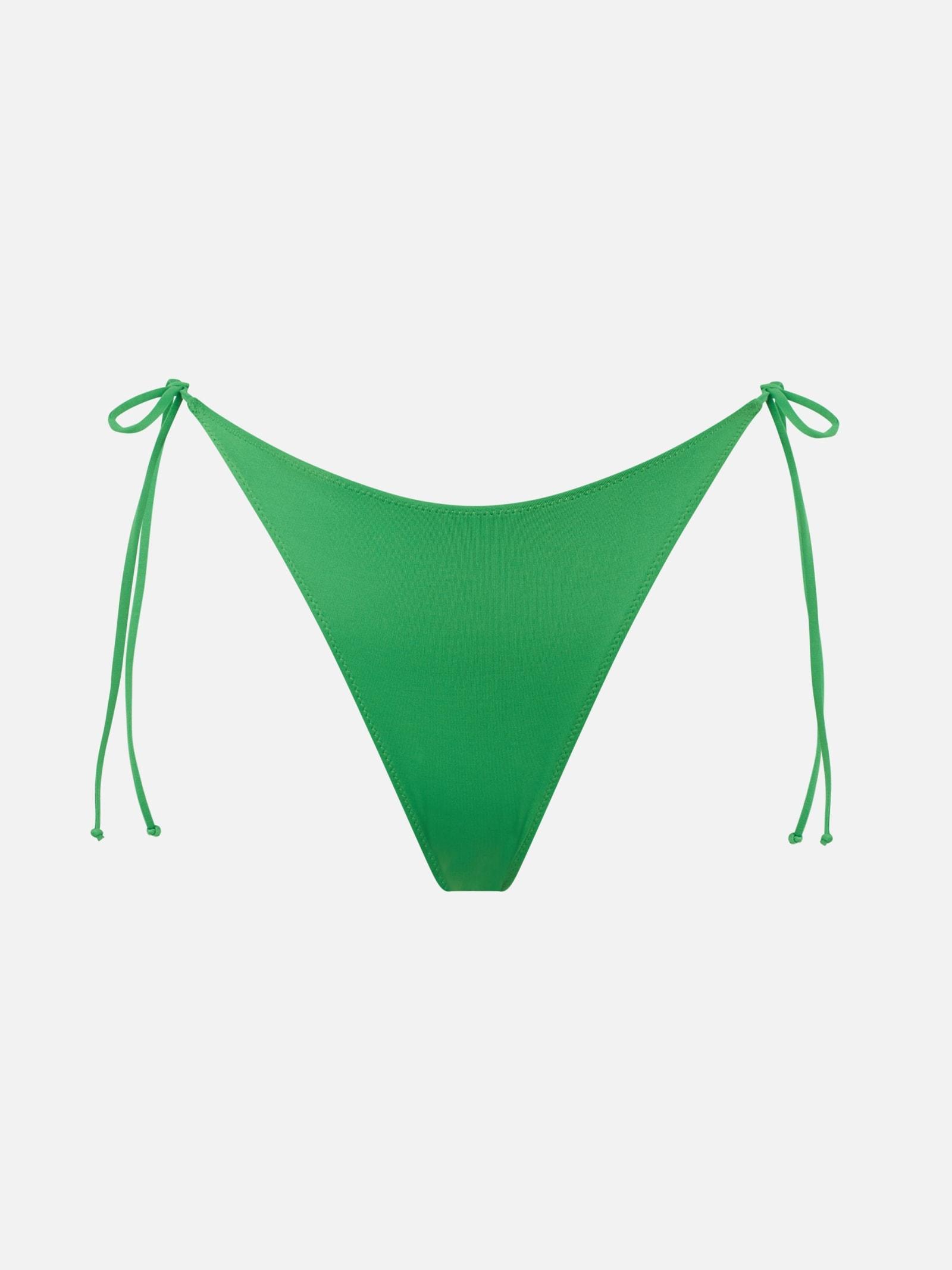 mc2 saint barth woman green cheeky swim brief