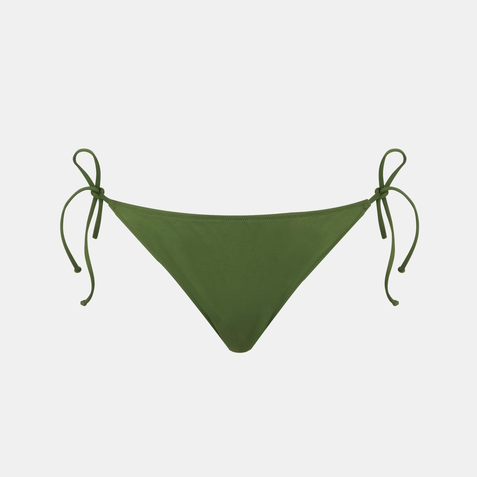 mc2 saint barth woman military green swim briefs