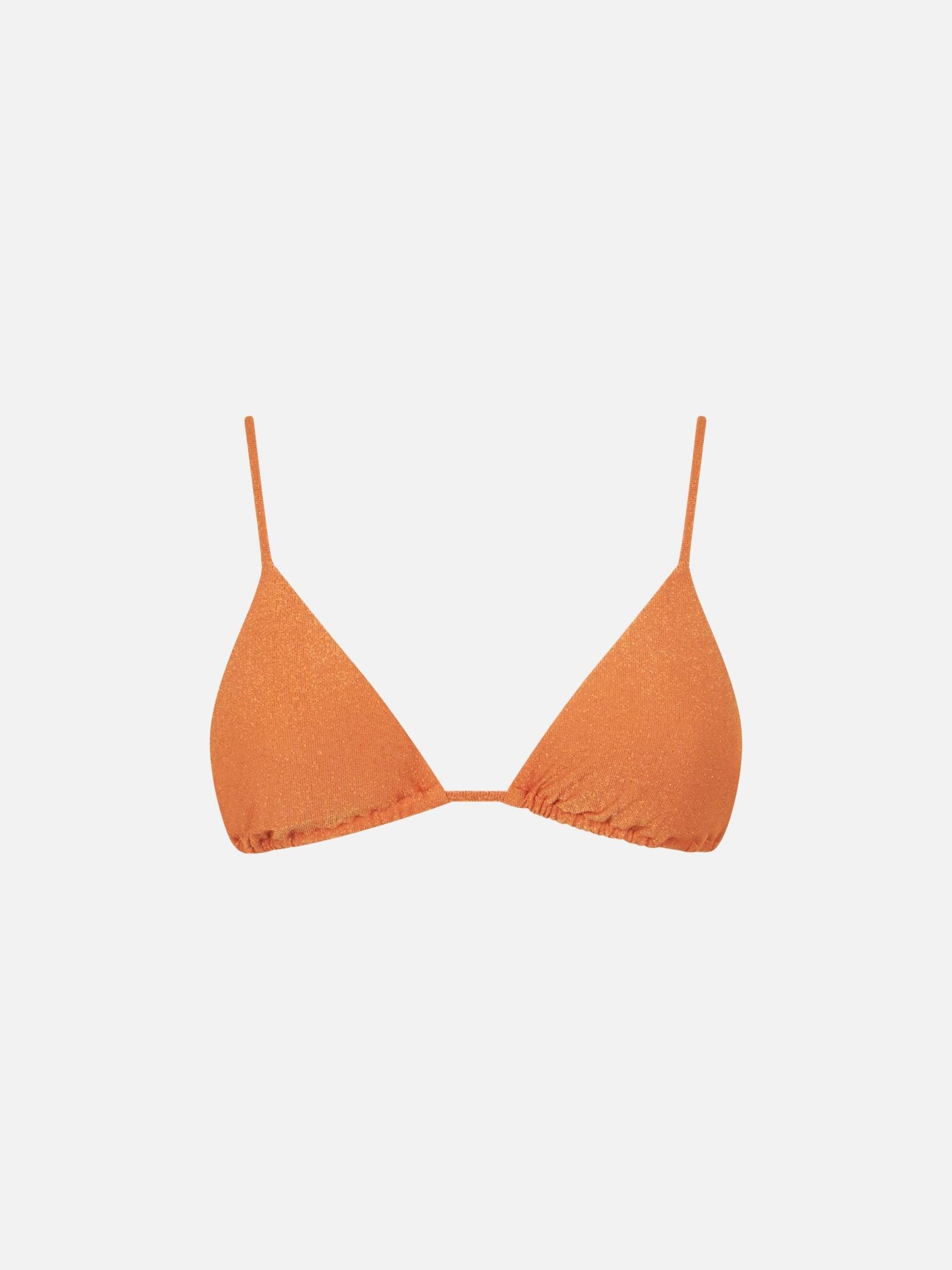 mc2 saint barth woman orange triangle top