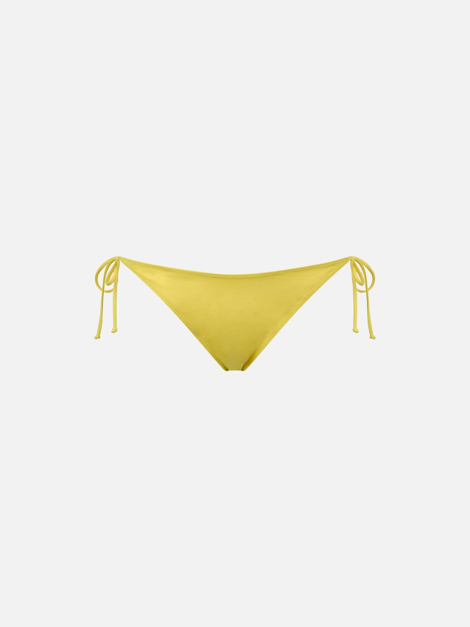 mc2 saint barth woman pale yellow classic swim briefs virgo