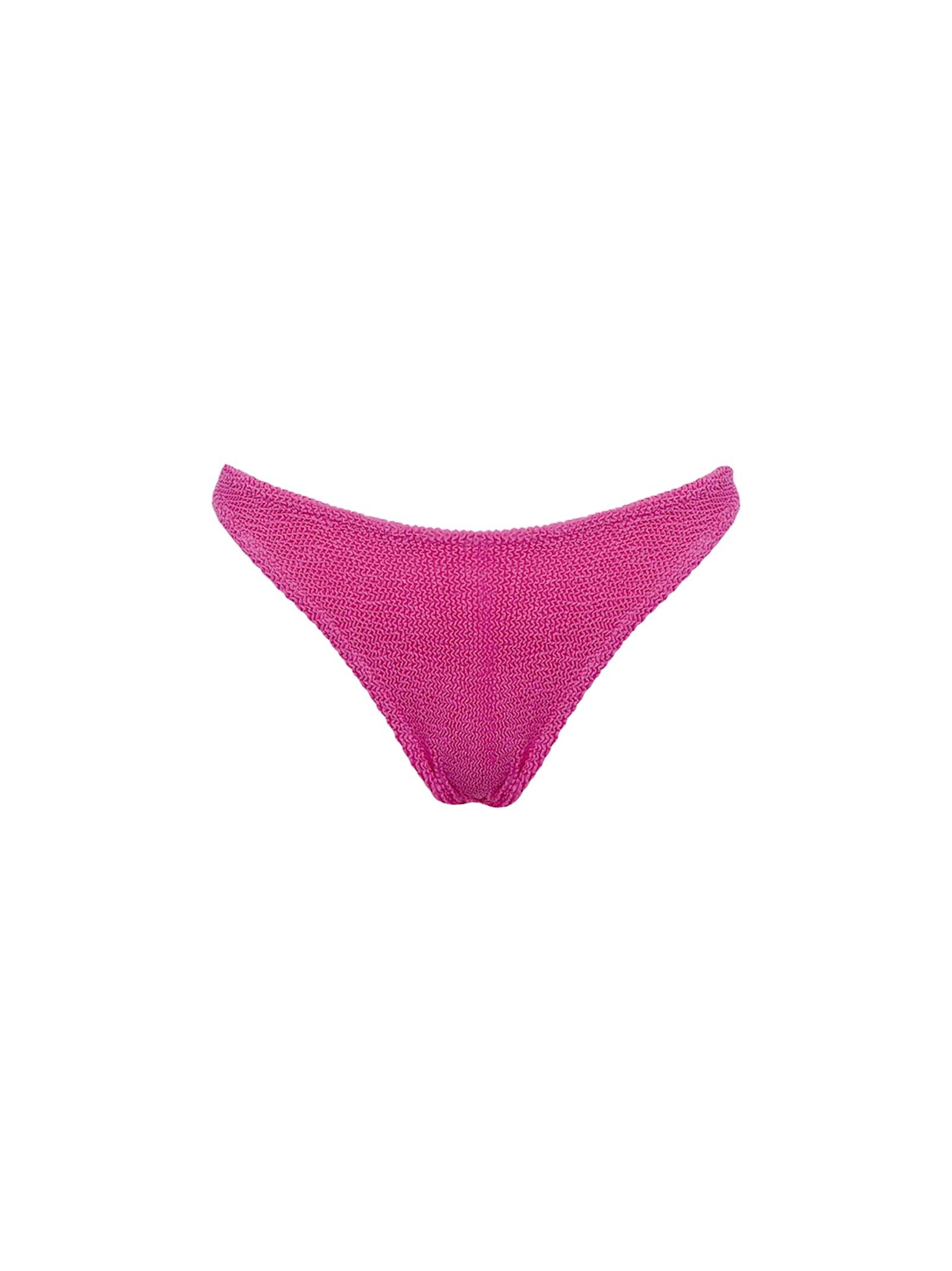 mc2 saint barth woman pink classic crinkle swim briefs elise