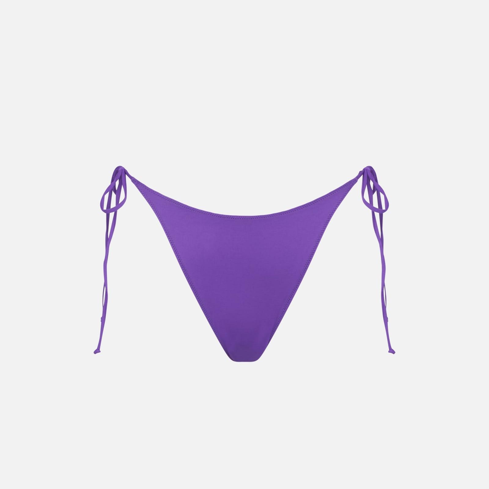 mc2 saint barth woman purple cheeky swim briefs