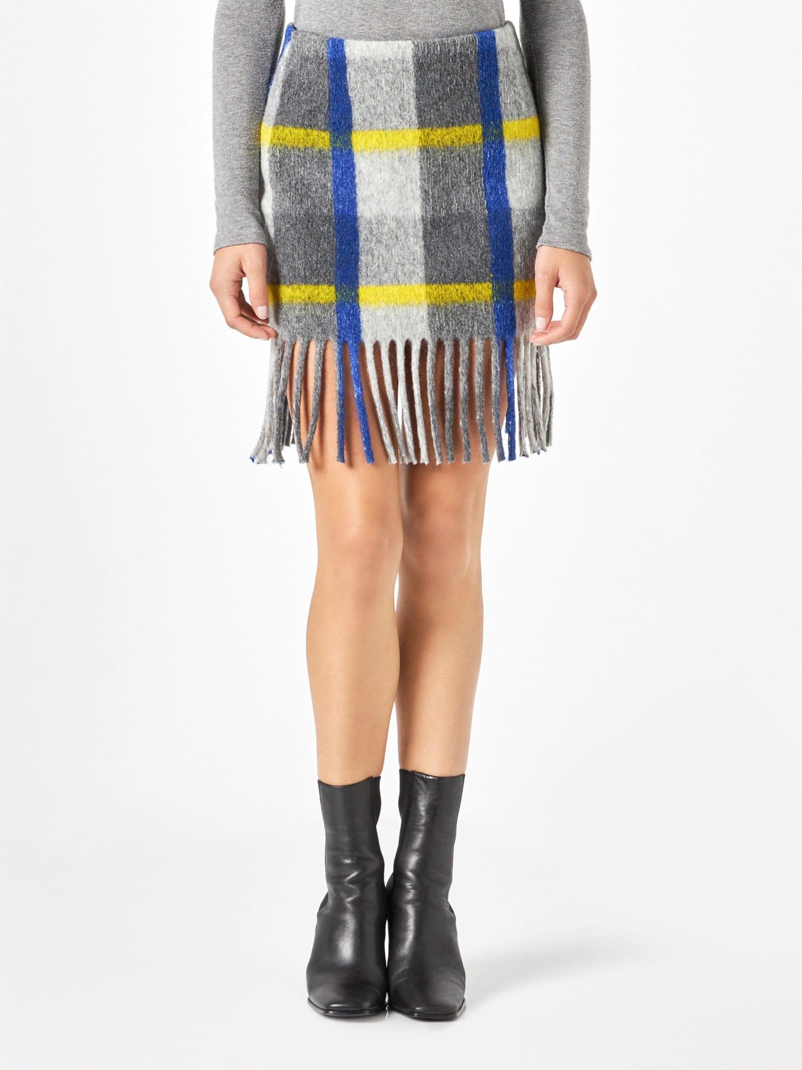 mc2 saint barth woman skirt with fringes