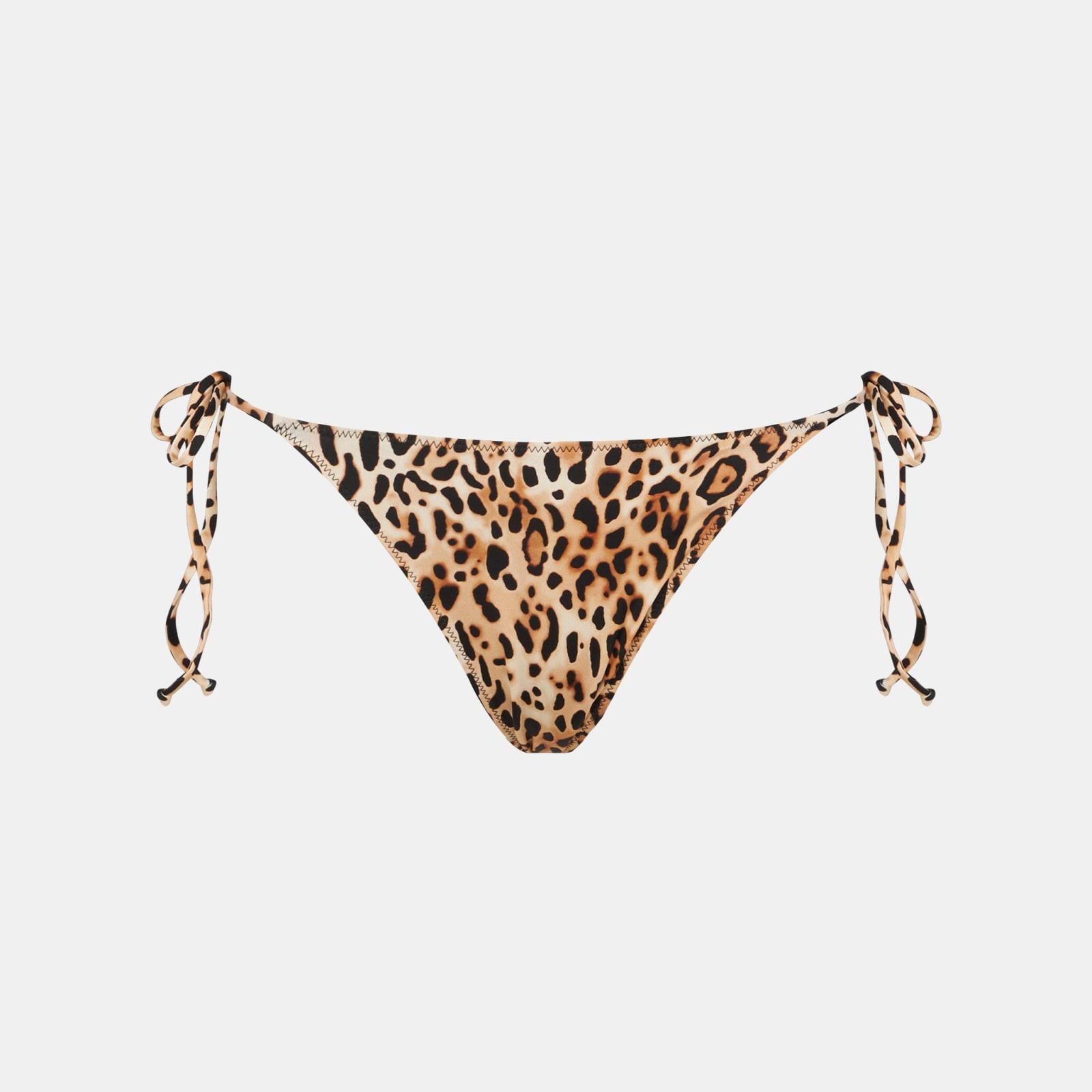 mc2 saint barth woman swim briefs with animalier print