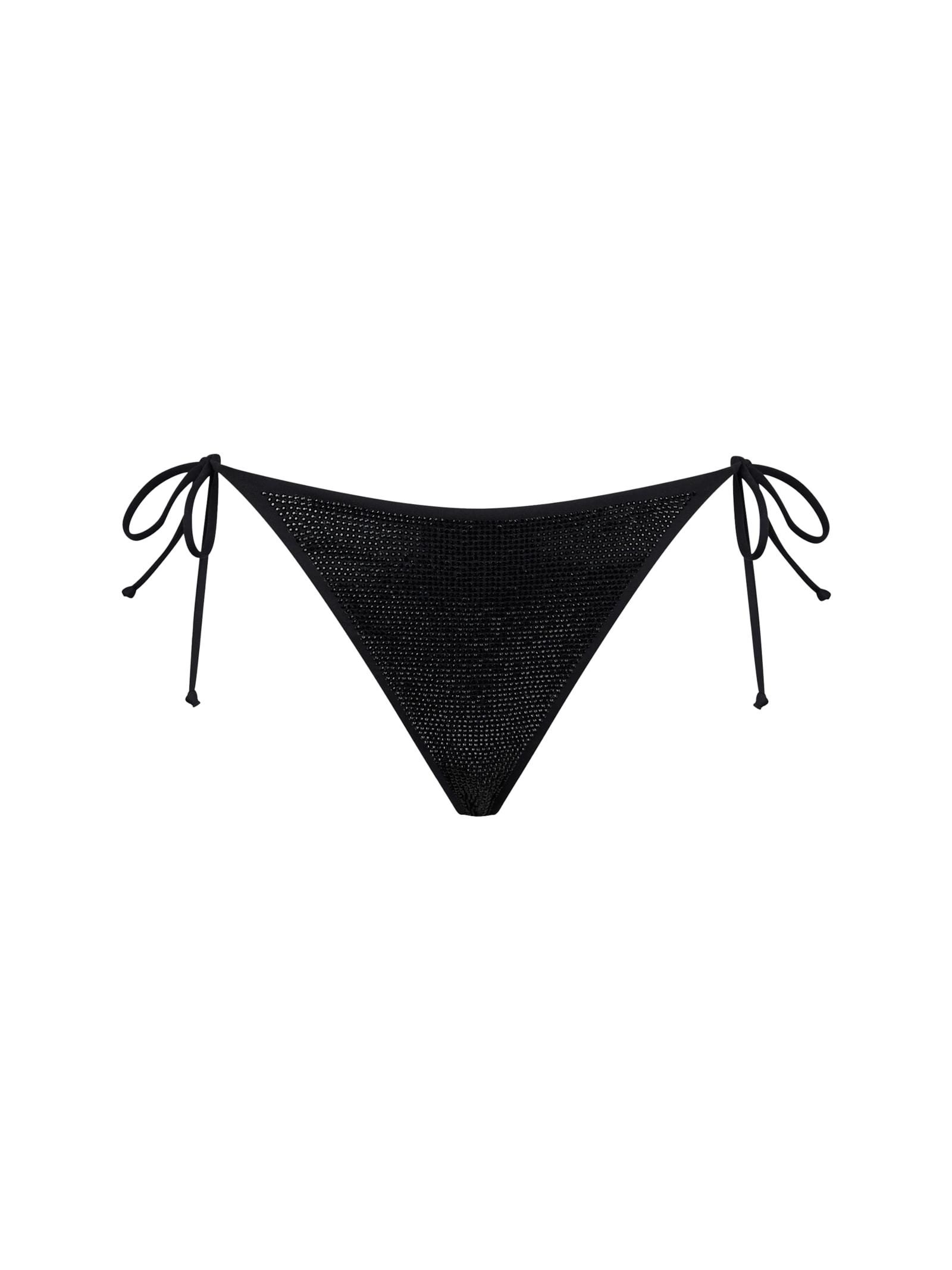 mc2 saint barth woman swim briefs with black rhinestones