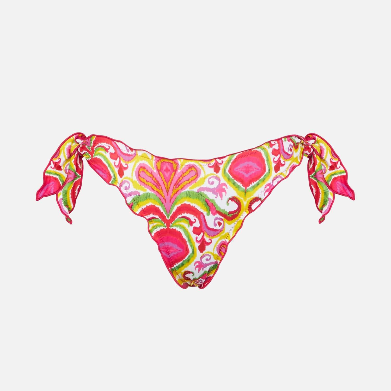 mc2 saint barth woman swim briefs with ikat print