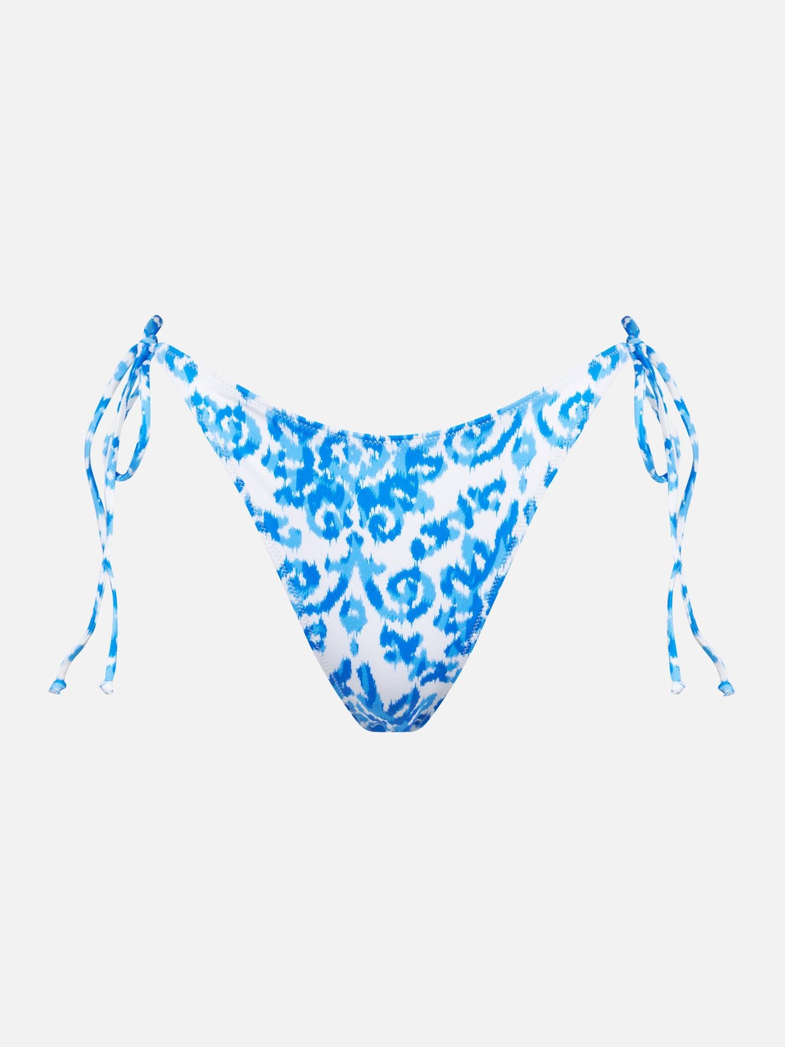 mc2 saint barth woman swim briefs with pattern