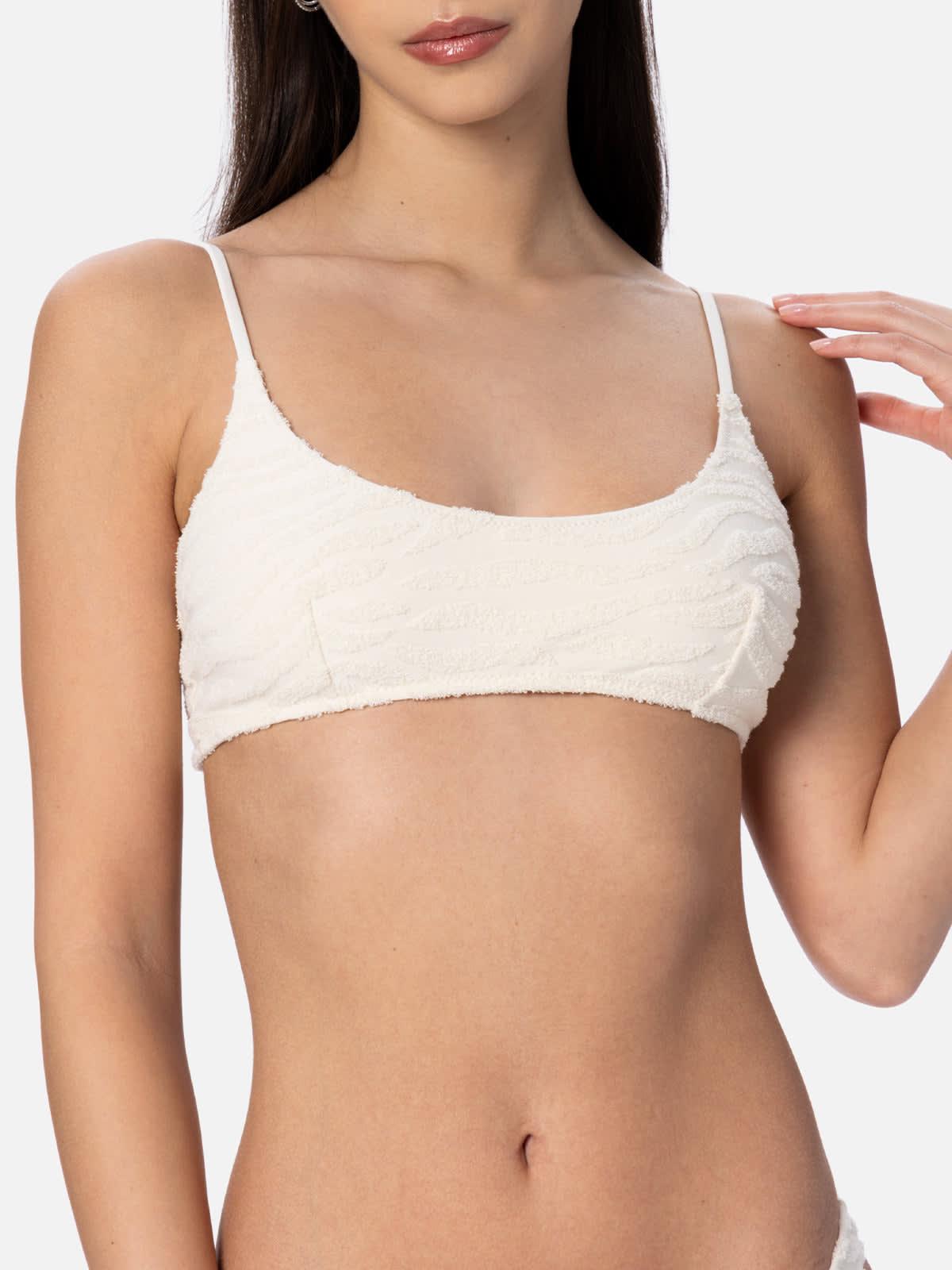 mc2 saint barth woman terry bralette beach top judy