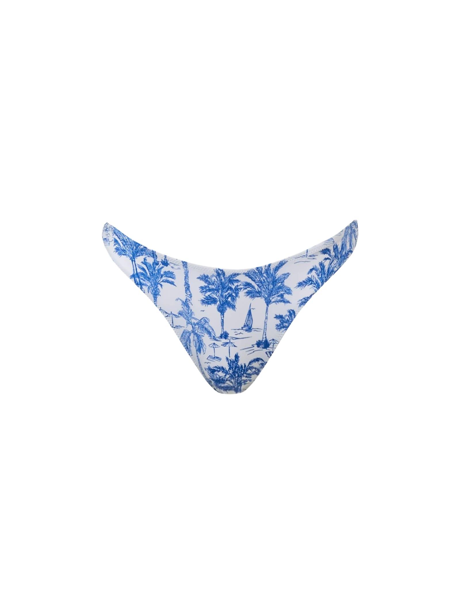 mc2 saint barth woman toile de jouy cheeky swim briefs naomi