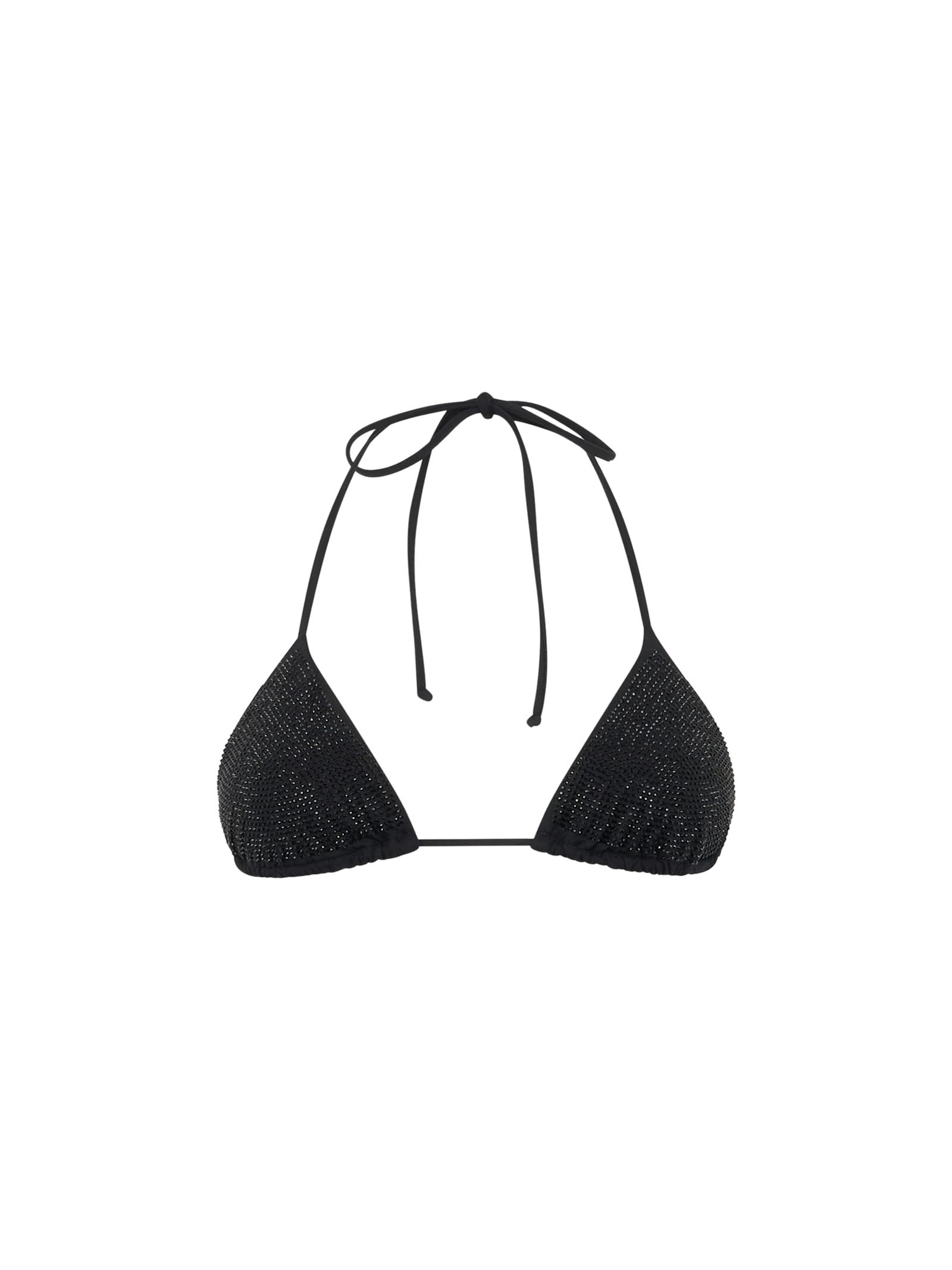 mc2 saint barth woman triangle top swimsuit annabelle with rhinestones