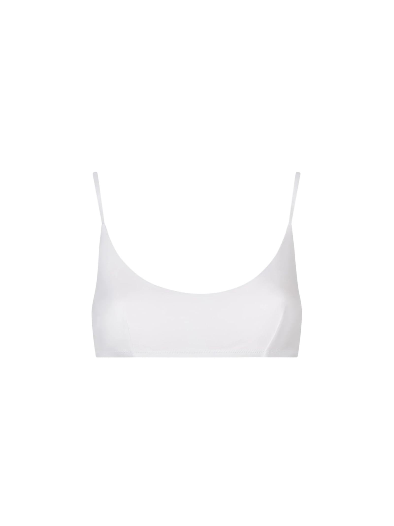 mc2 saint barth woman white bralette swimsuit