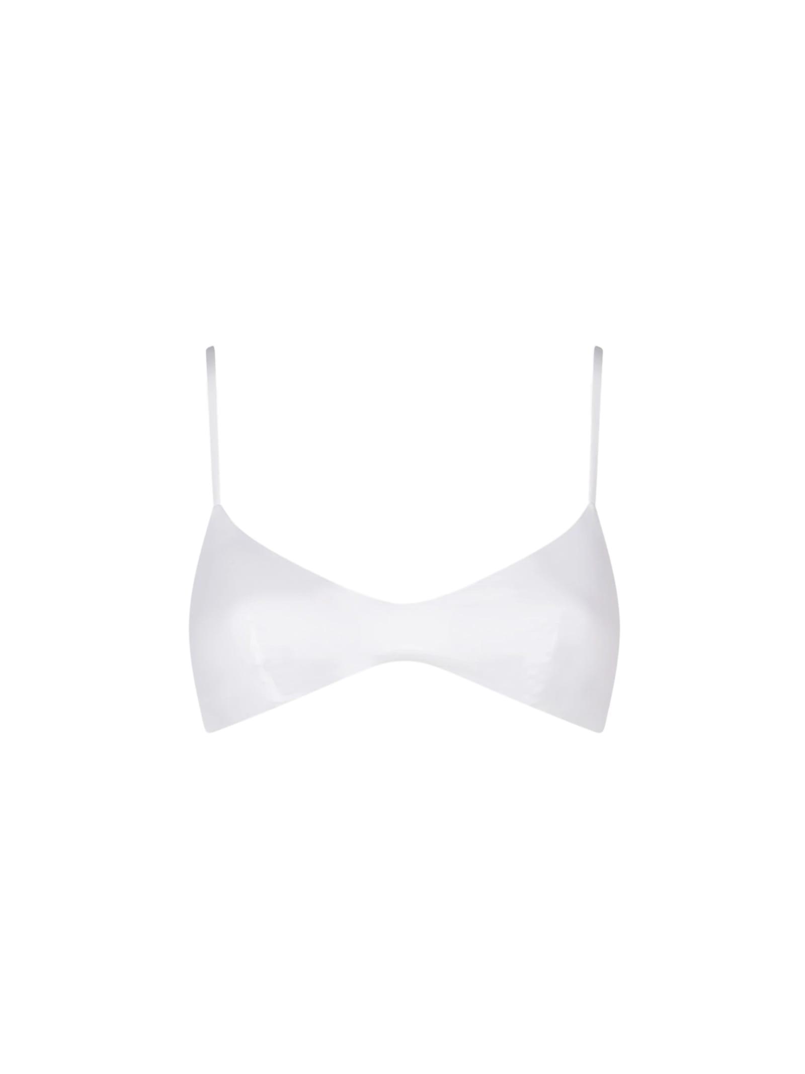 mc2 saint barth woman white bralette top swimsuit