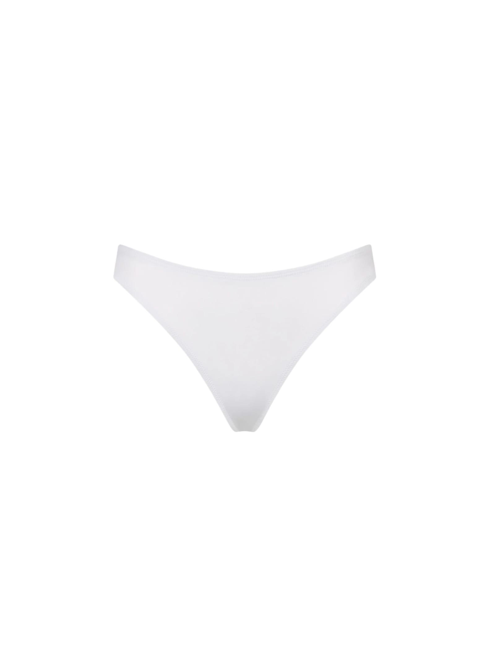 mc2 saint barth woman white cheeky swim briefs