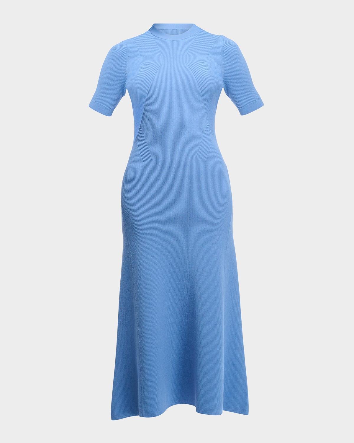 mccullough ribbed midi sweater dress