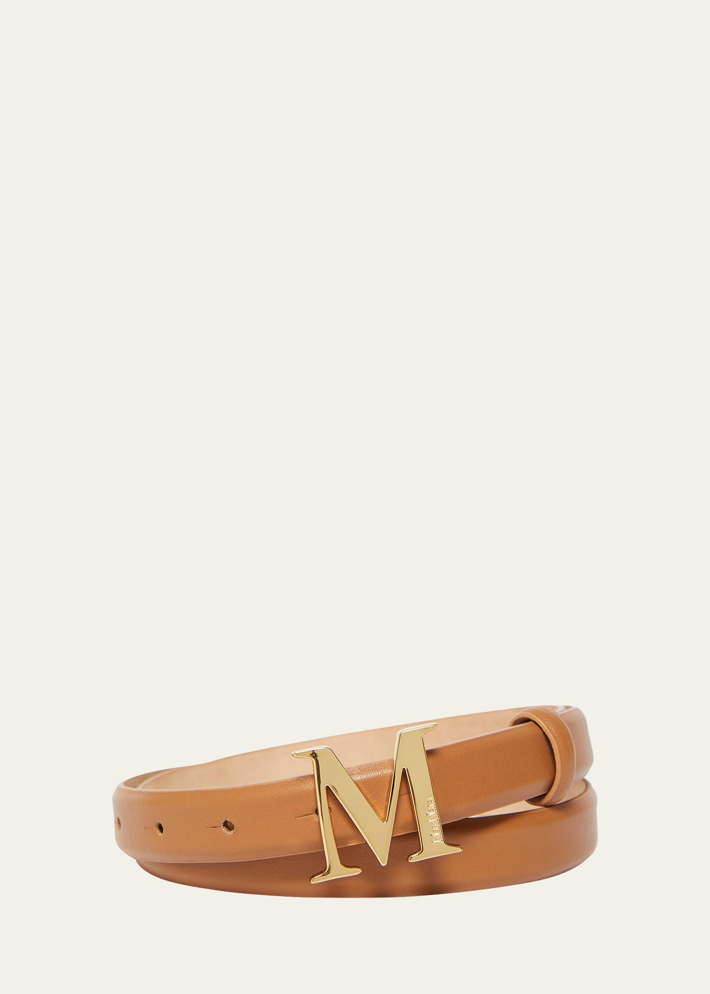mclassic20 brown leather belt