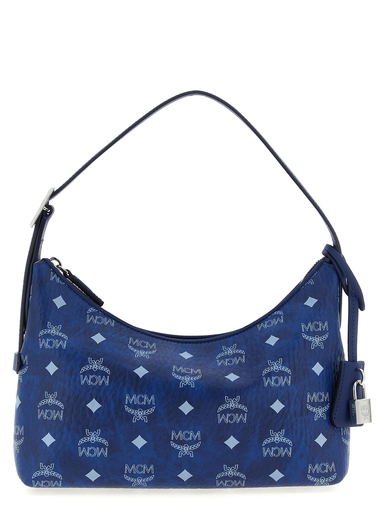 mcm aren hobo small shoulder bag