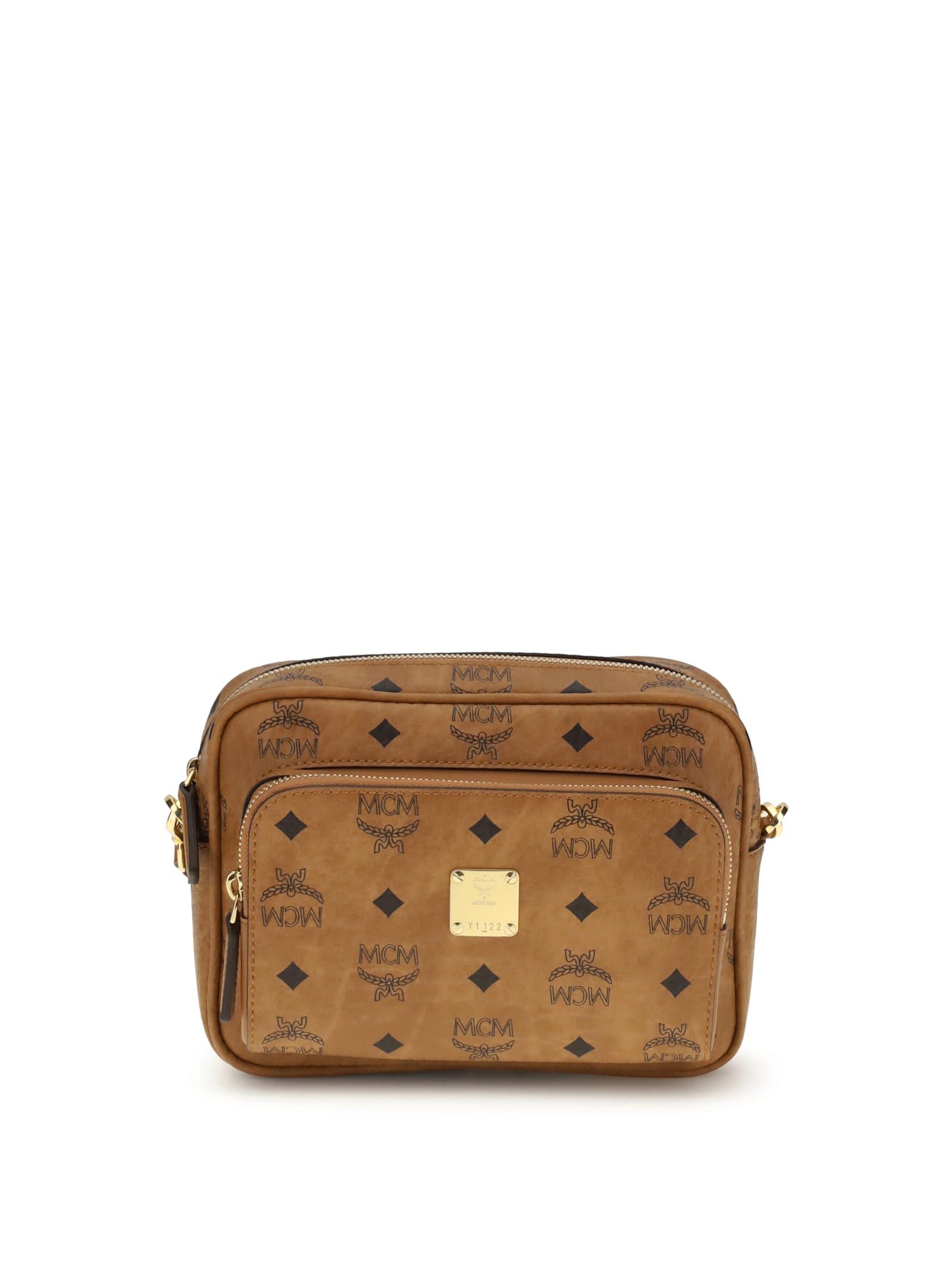 mcm aren shoulder bag
