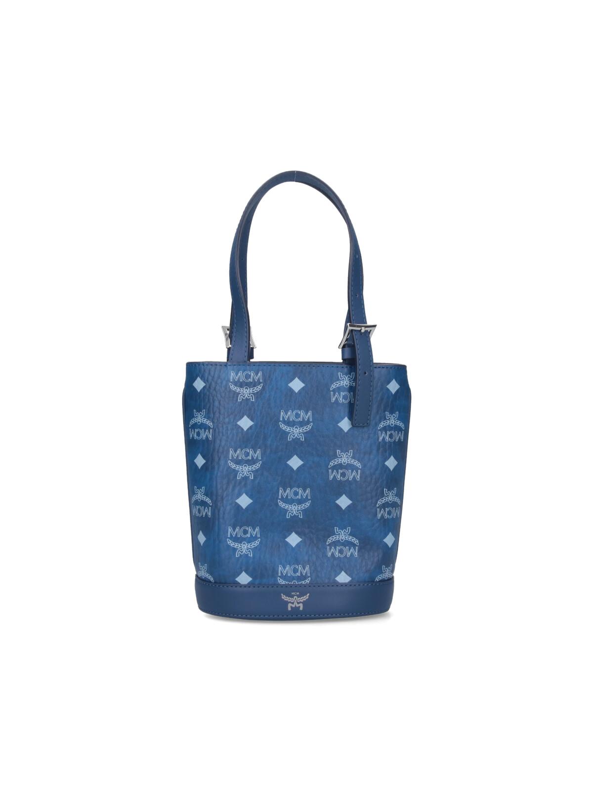 mcm bags blue polyurethane - women