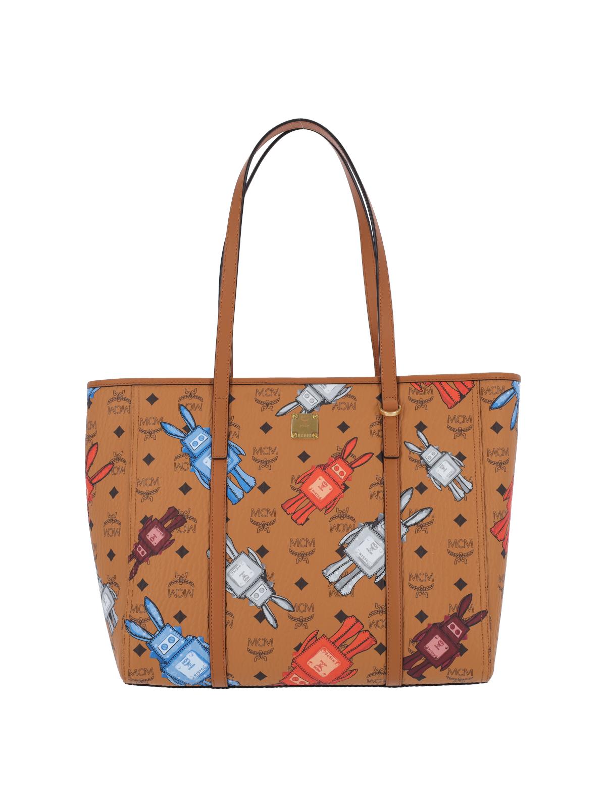 mcm bags brown polyurethane - women
