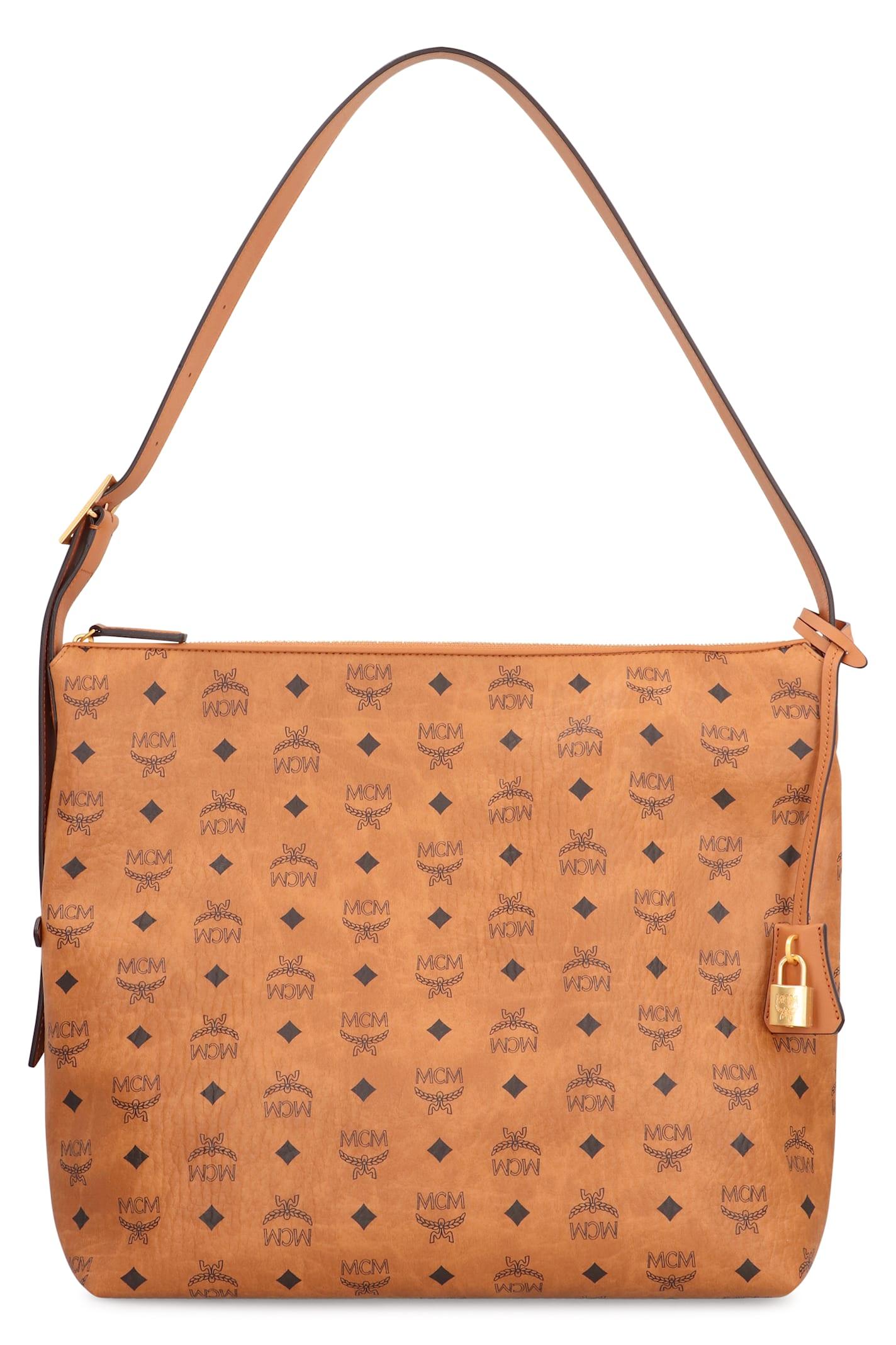 mcm hobo bag aren in visetos