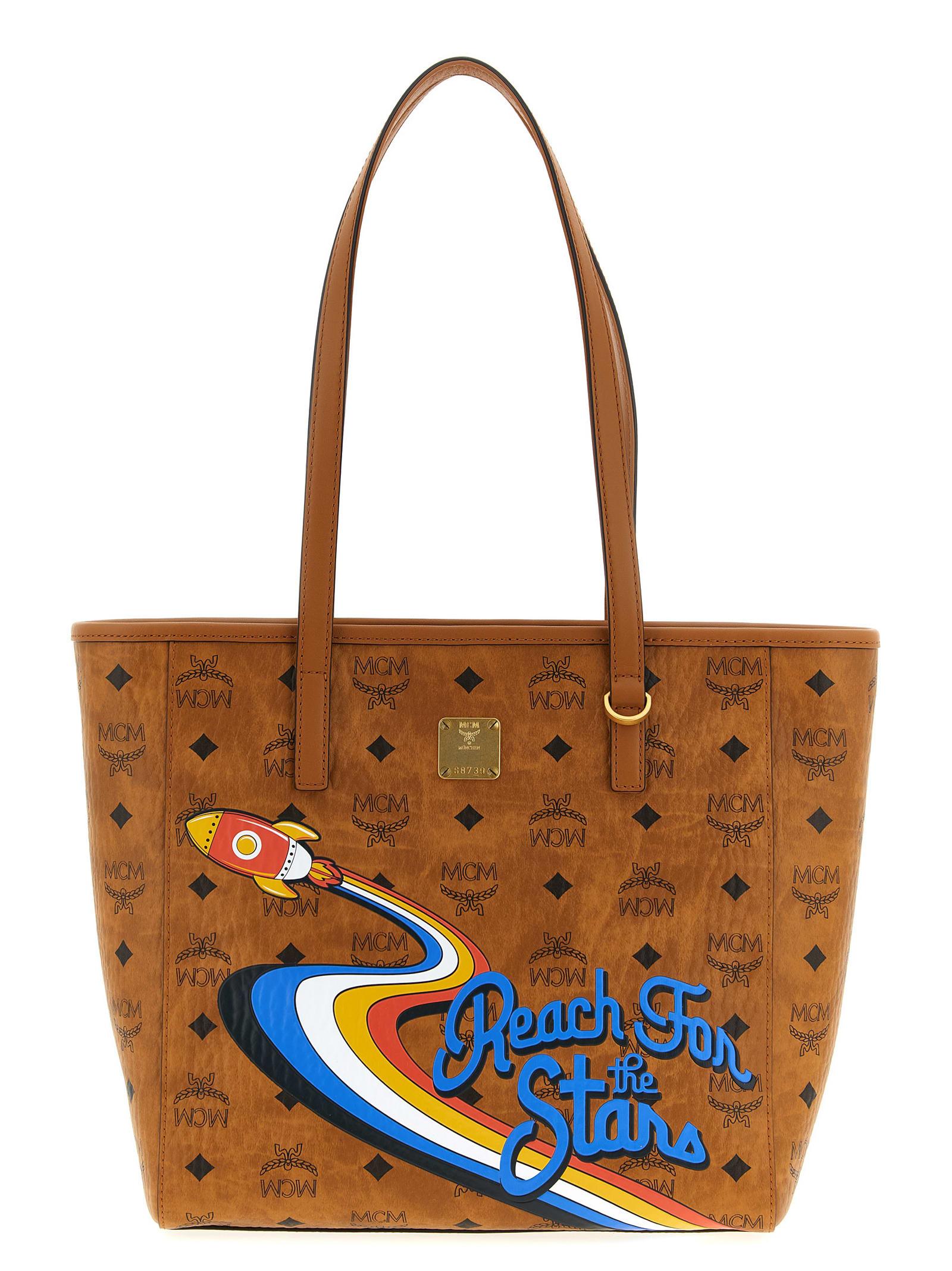 mcm small toni shopping bag