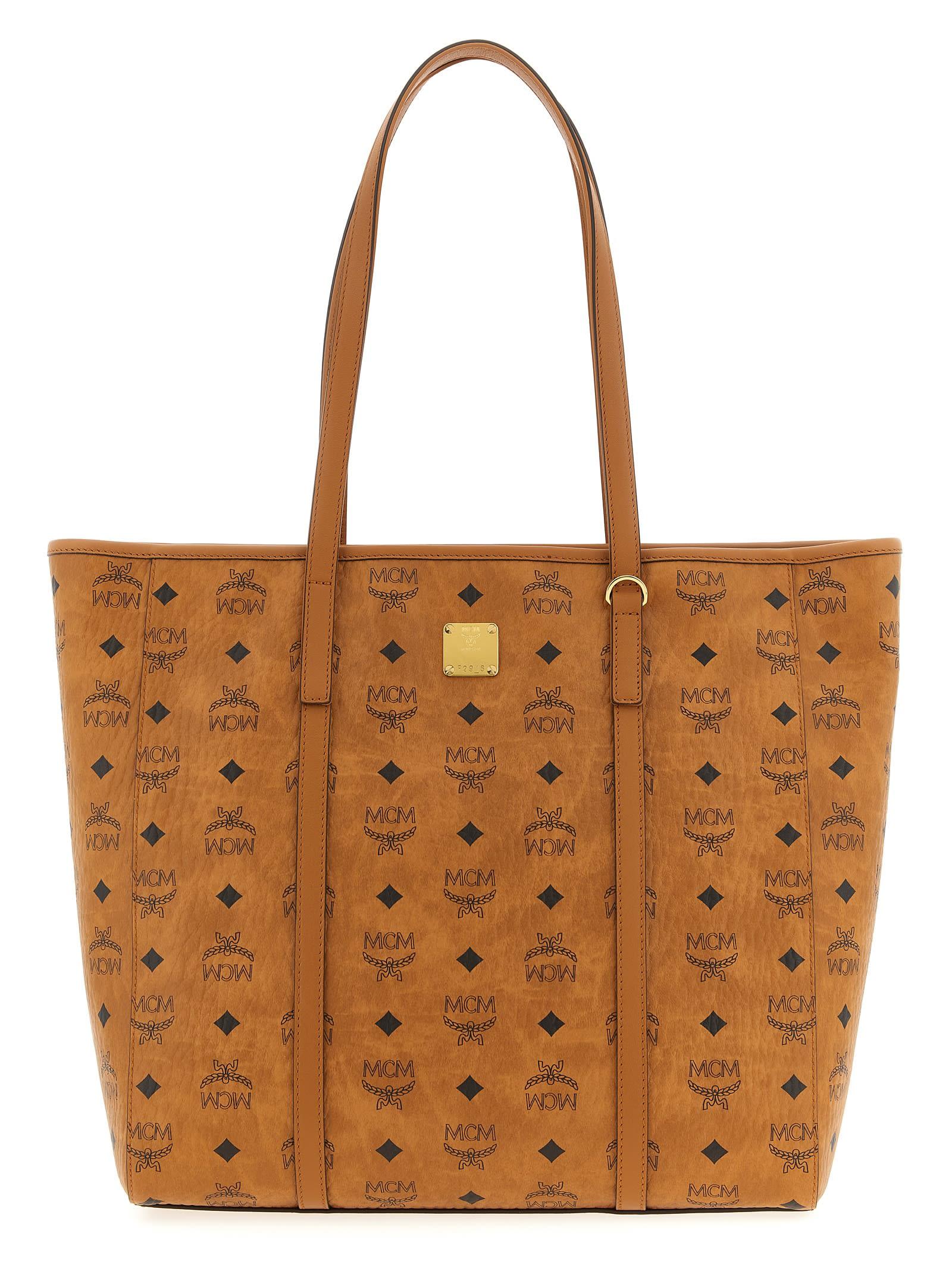 mcm toni large shopping bag