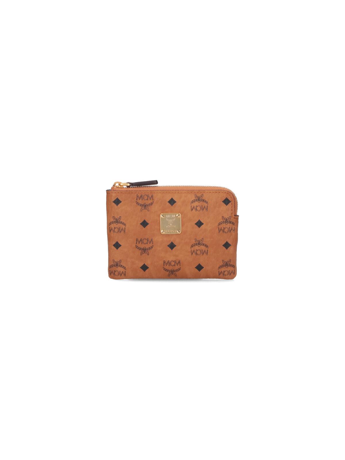 mcm wallets brown polyurethane - women