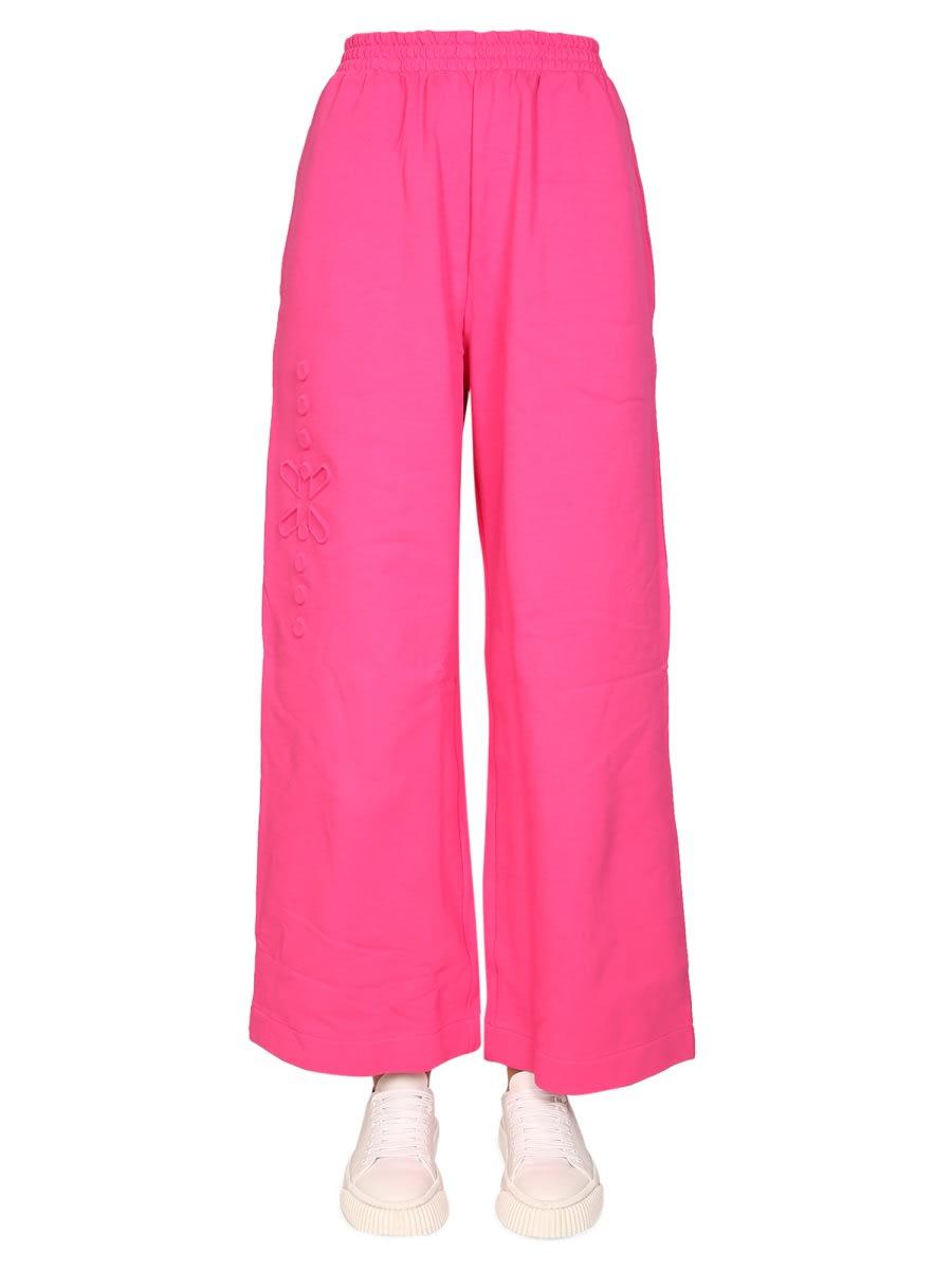 mcq alexander mcqueen wide leg jogging pants