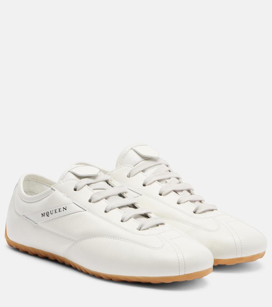 mcqueen boxe leather sneakers
