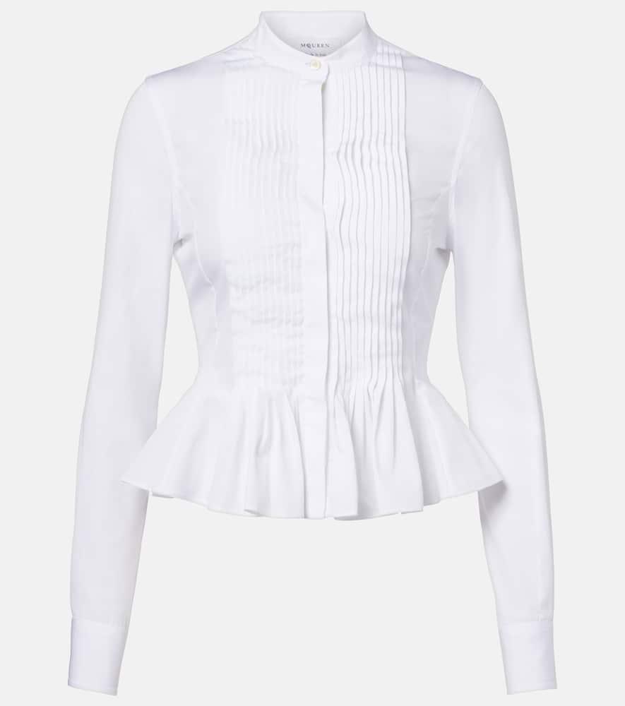 mcqueen cotton poplin shirt