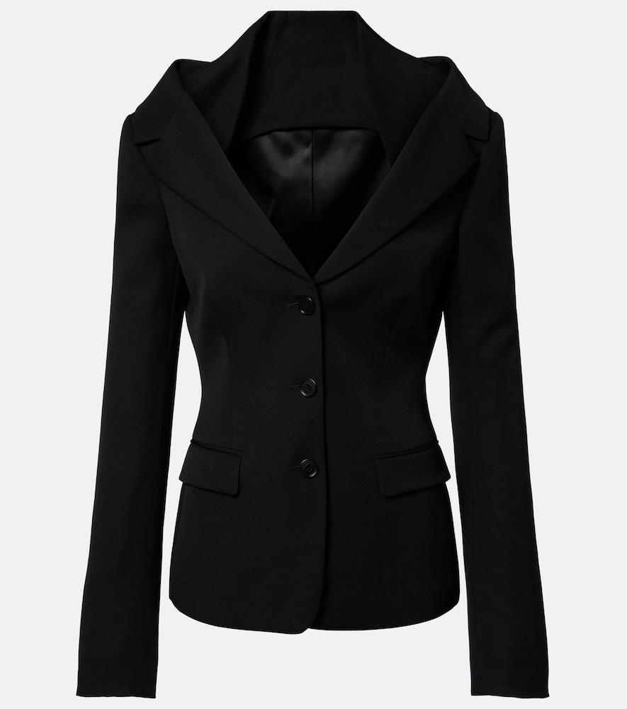 mcqueen crêpe blazer