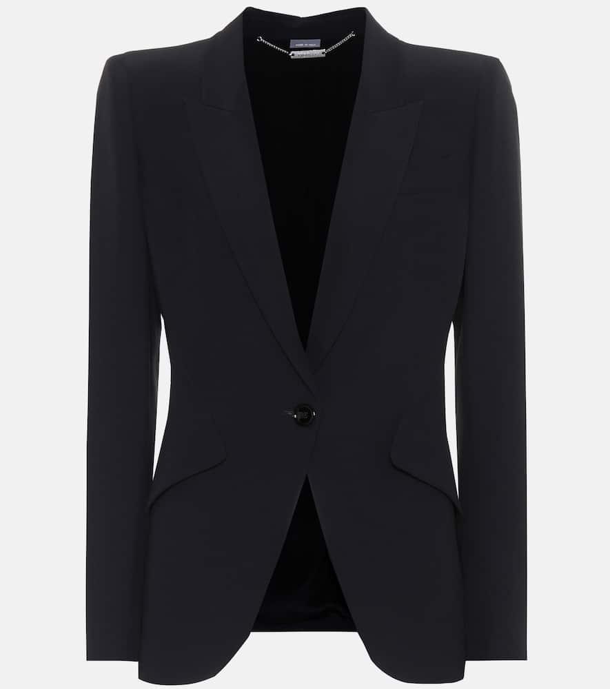 mcqueen crêpe blazer