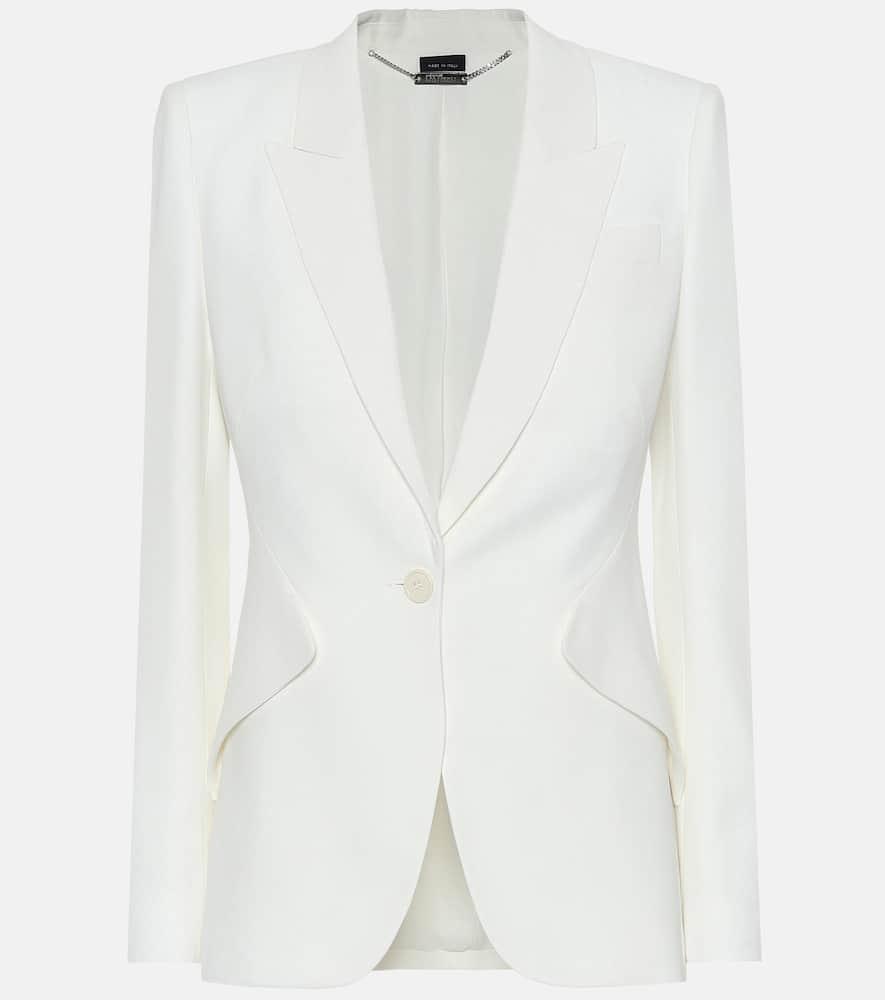 mcqueen crêpe blazer